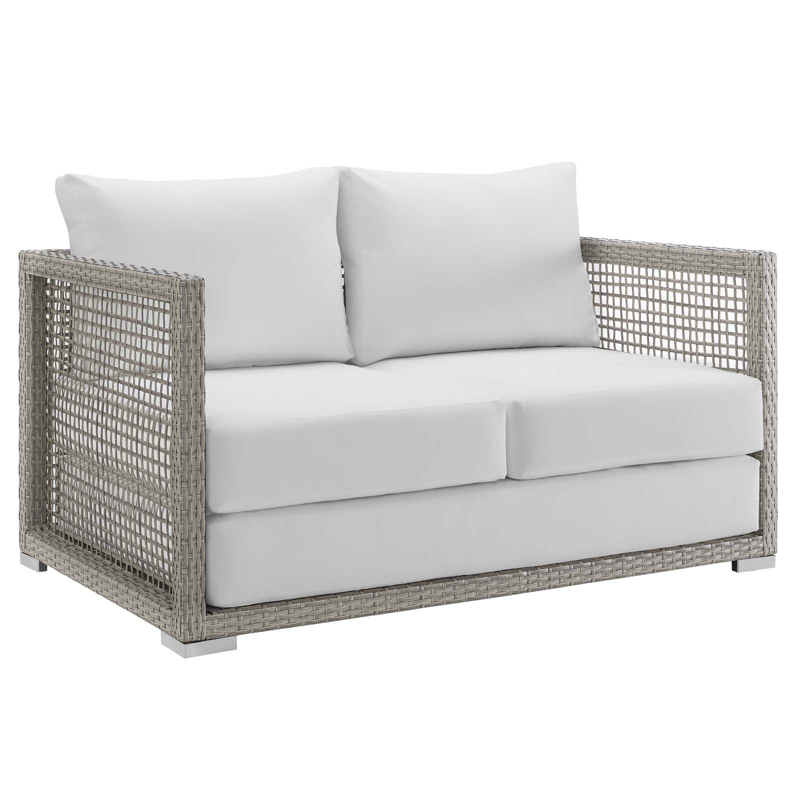 Aura 6 Piece Outdoor Patio Wicker Rattan Set - East Shore Modern Home Furnishings