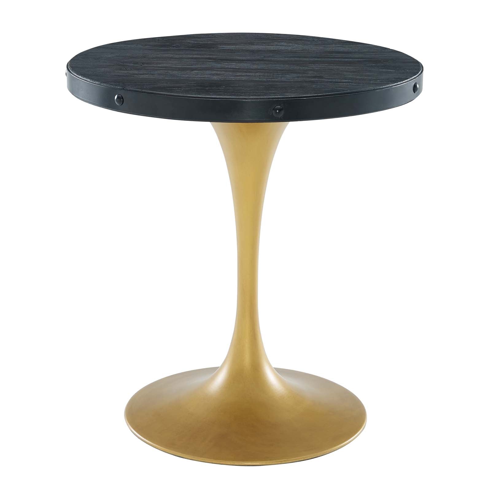 Drive 28" Round Wood Top Dining Table - East Shore Modern Home Furnishings
