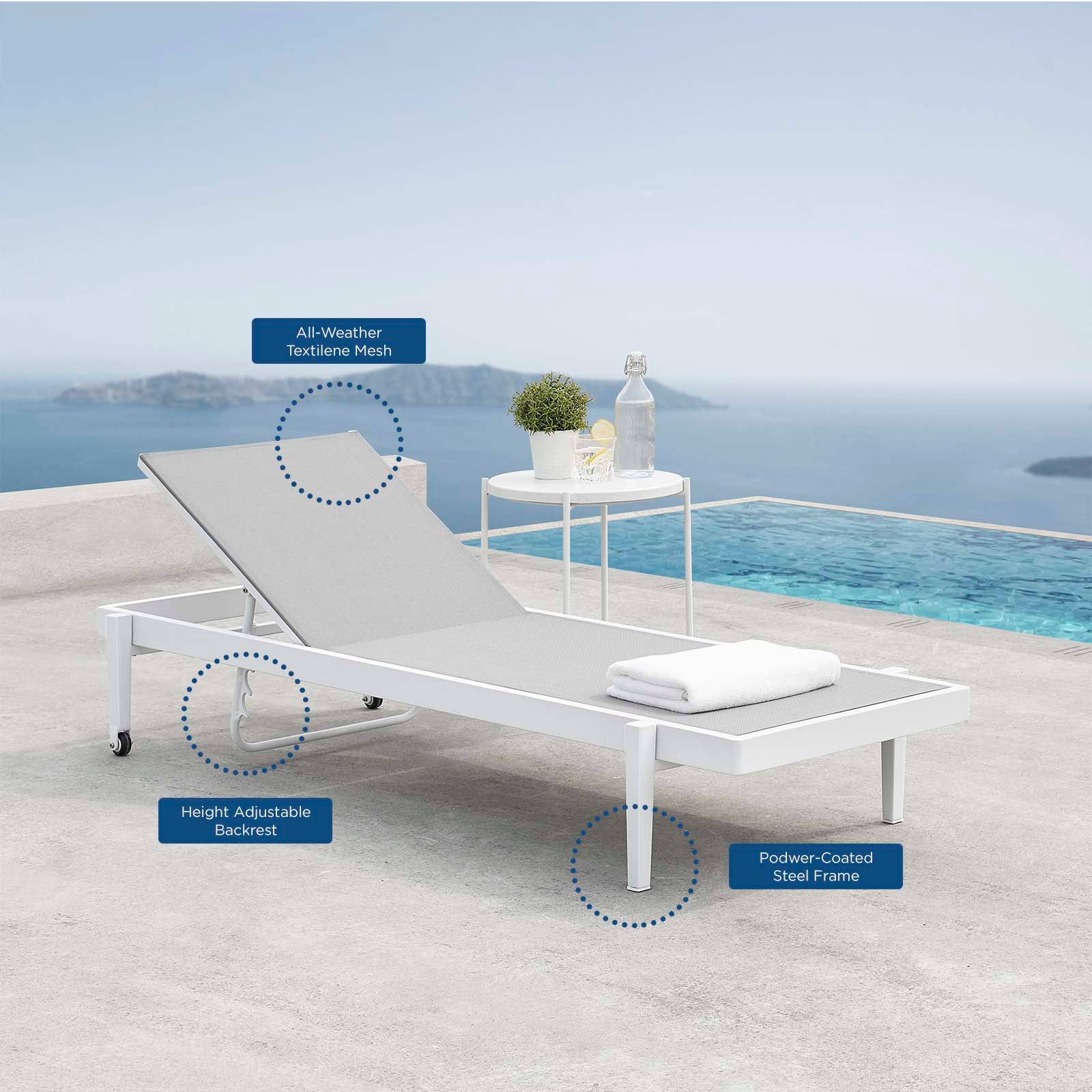 Charleston Outdoor Patio Chaise Lounge Chair - East Shore Modern Home Furnishings