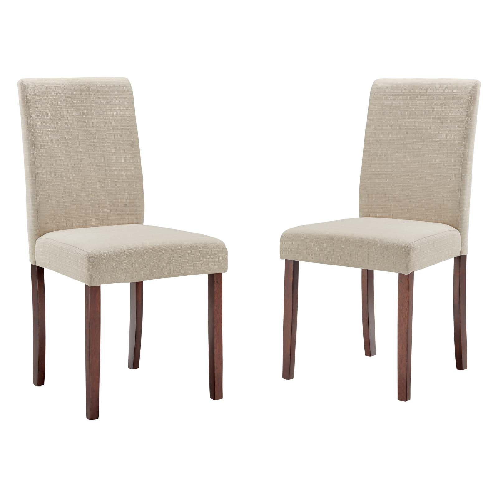 Prosper Upholstered Fabric Dining Side Chair Set of 2 - East Shore Modern Home Furnishings