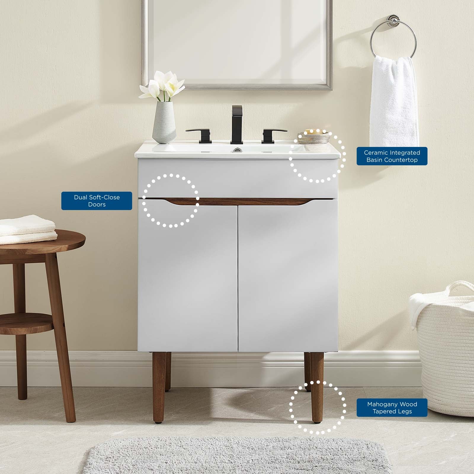 Harvest 24" Bathroom Vanity - East Shore Modern Home Furnishings