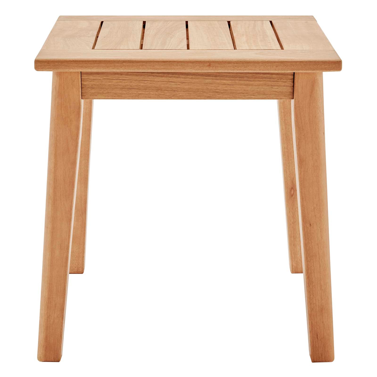 Viewscape Outdoor Patio Ash Wood End Table