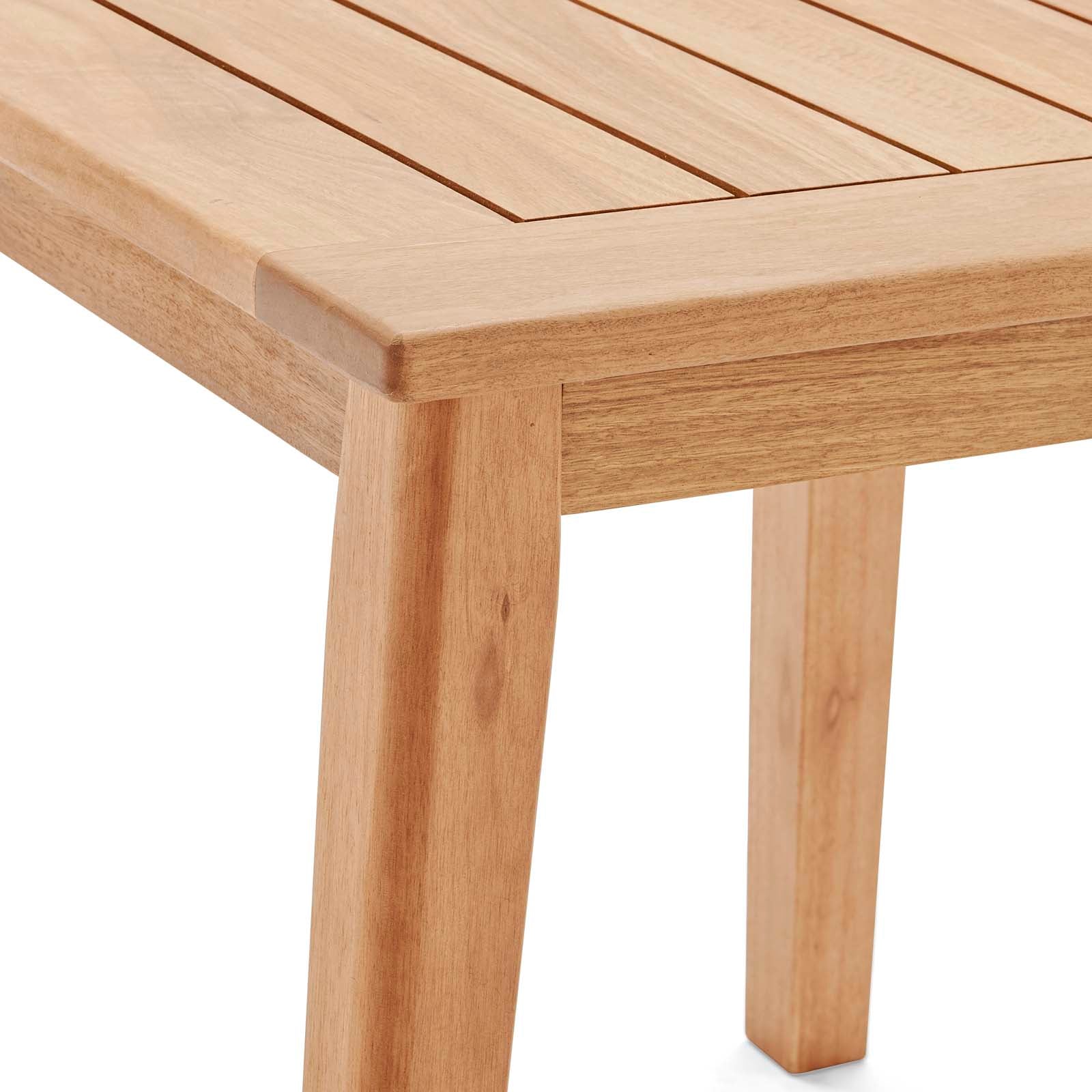 Viewscape Outdoor Patio Ash Wood End Table
