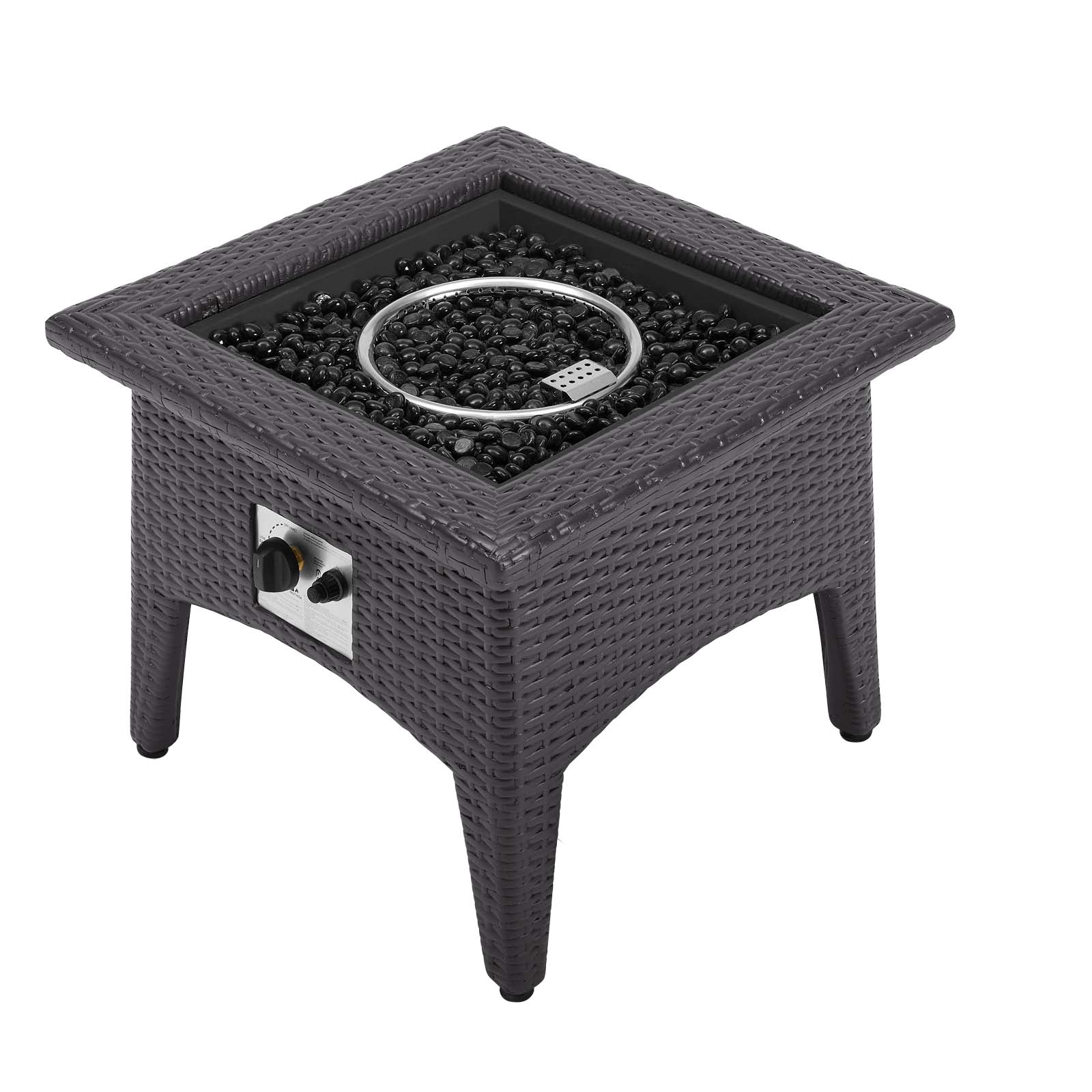 Convene 5 Piece Set Outdoor Patio with Fire Pit - East Shore Modern Home Furnishings