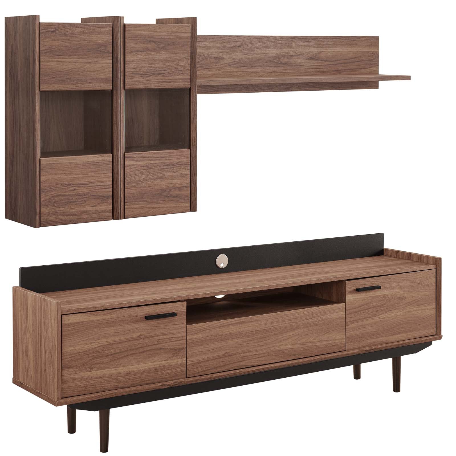 Visionary 2 Piece Entertainment Center - East Shore Modern Home Furnishings