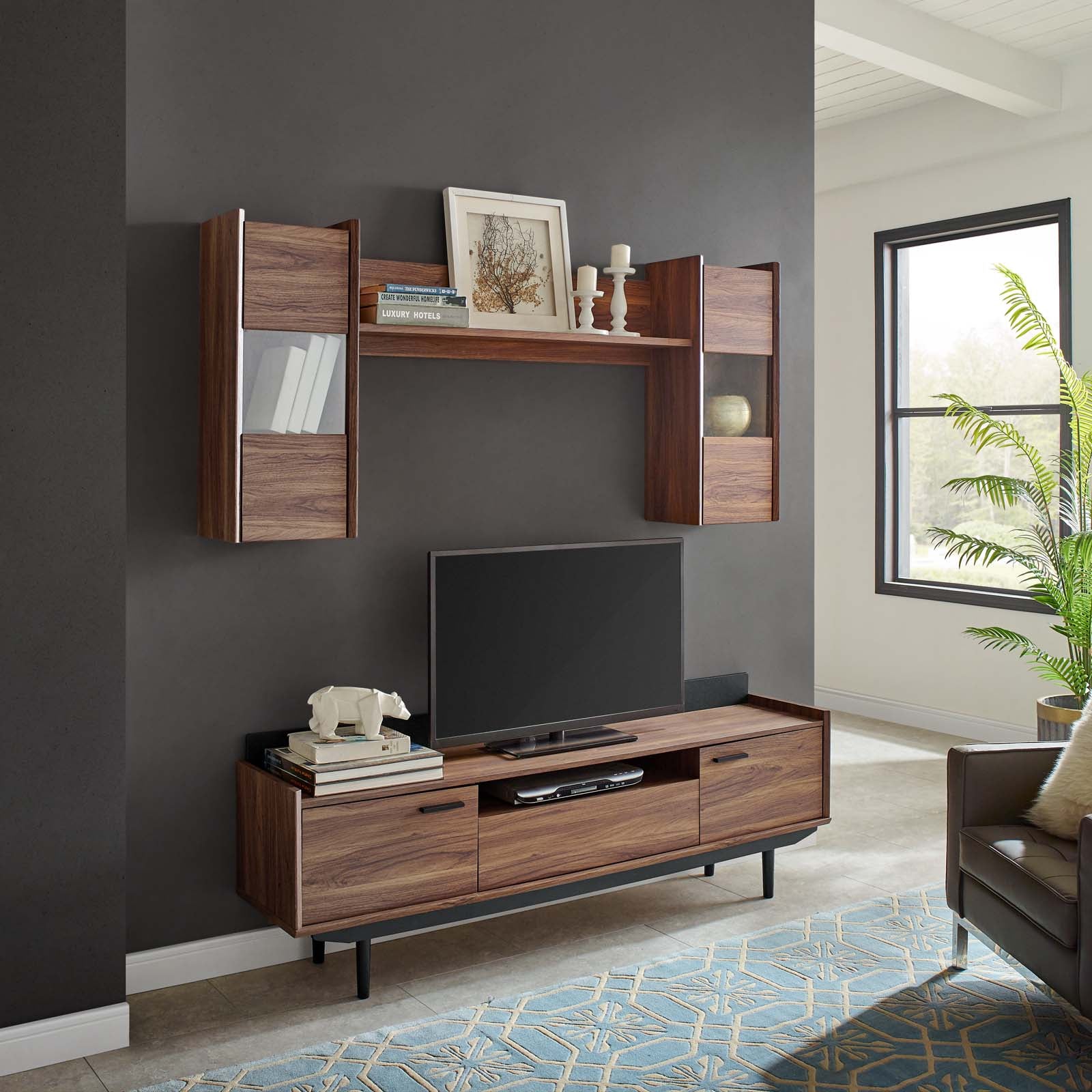 Visionary 2 Piece Entertainment Center - East Shore Modern Home Furnishings