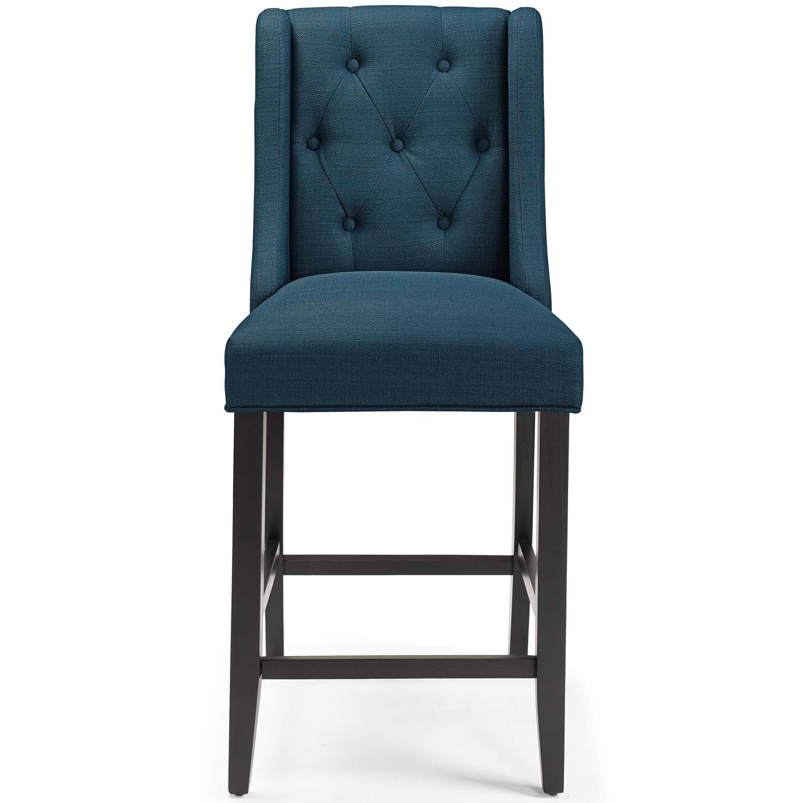 Baronet Tufted Button Upholstered Fabric Counter Stool - East Shore Modern Home Furnishings
