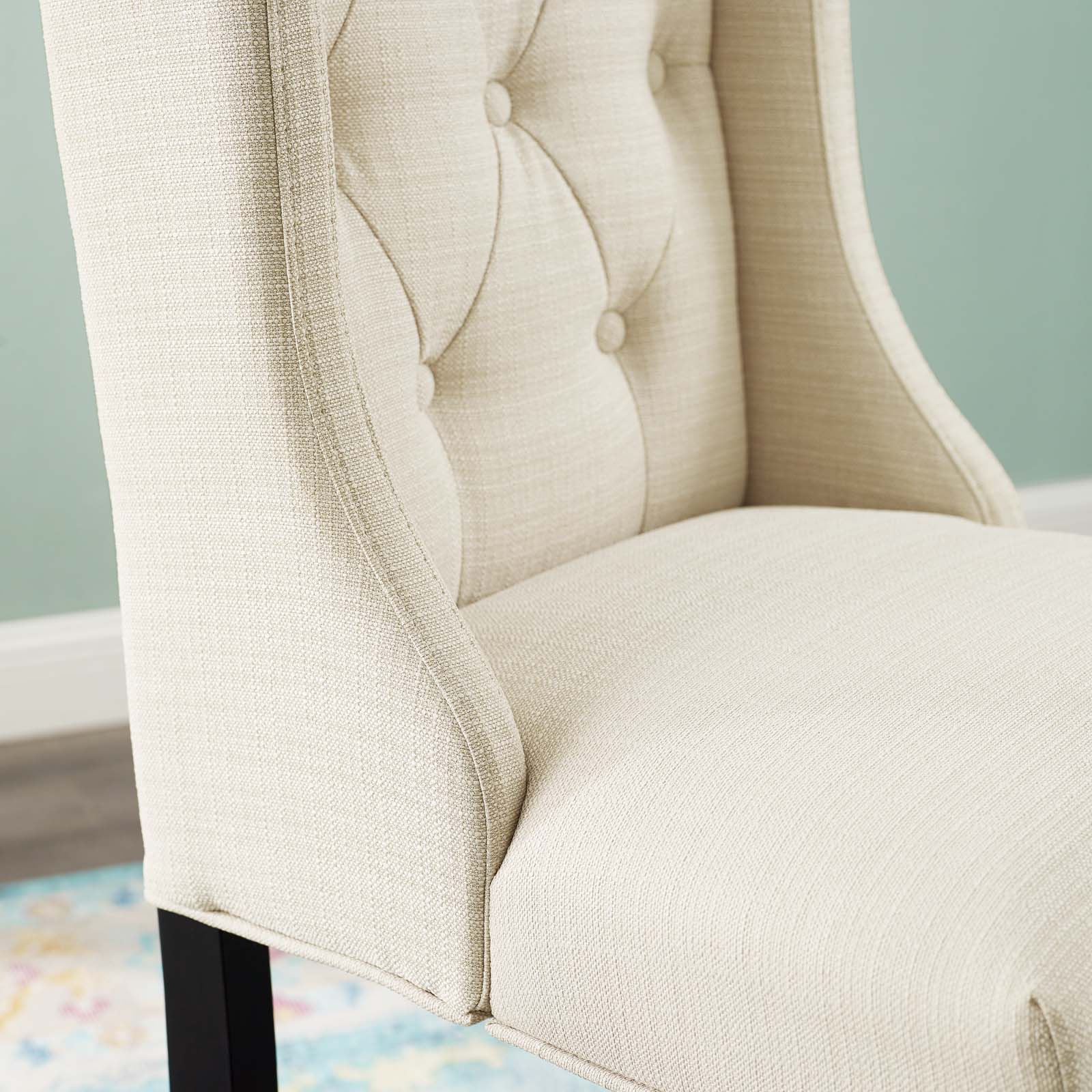 Baronet Tufted Button Upholstered Fabric Counter Stool - East Shore Modern Home Furnishings