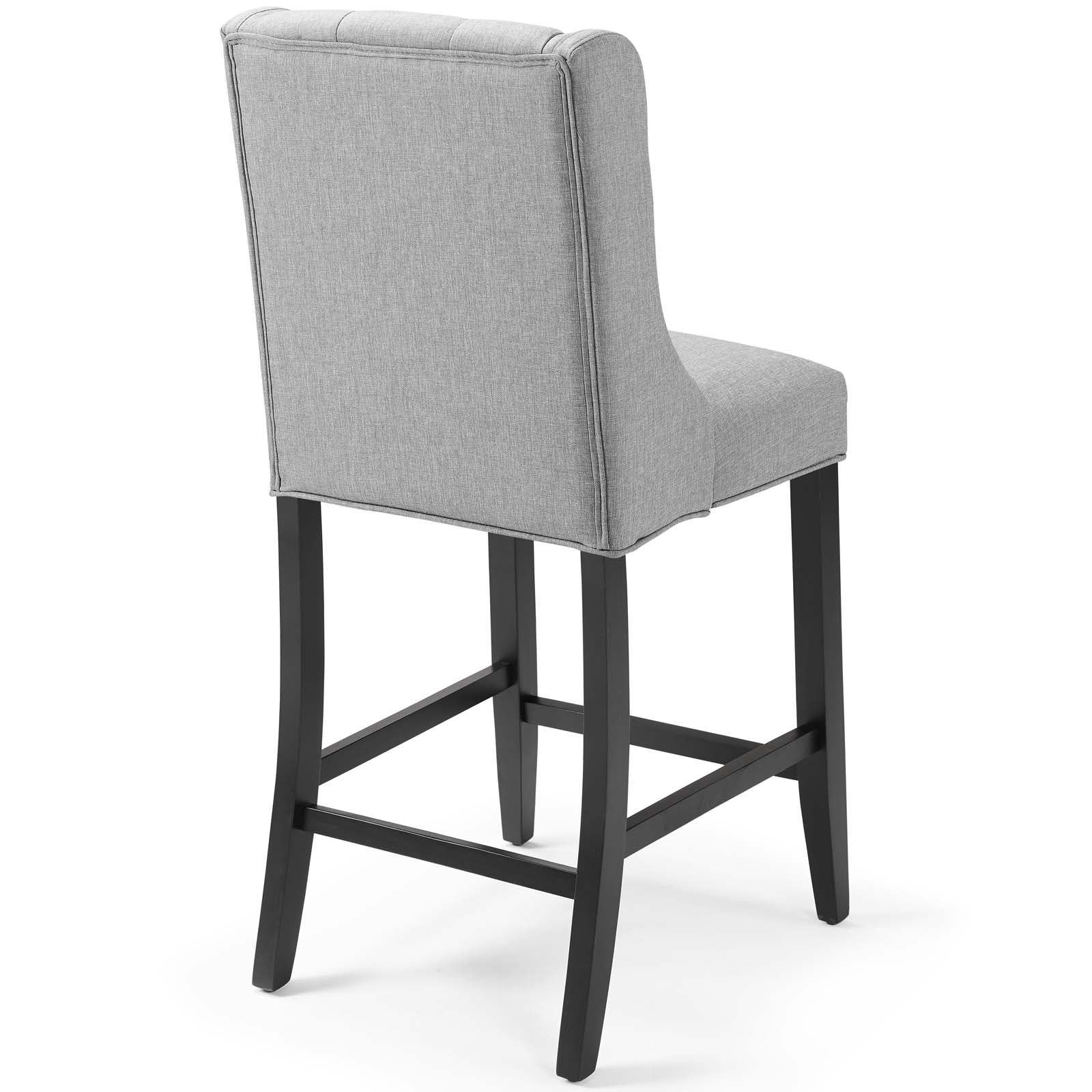 Baronet Tufted Button Upholstered Fabric Counter Stool - East Shore Modern Home Furnishings
