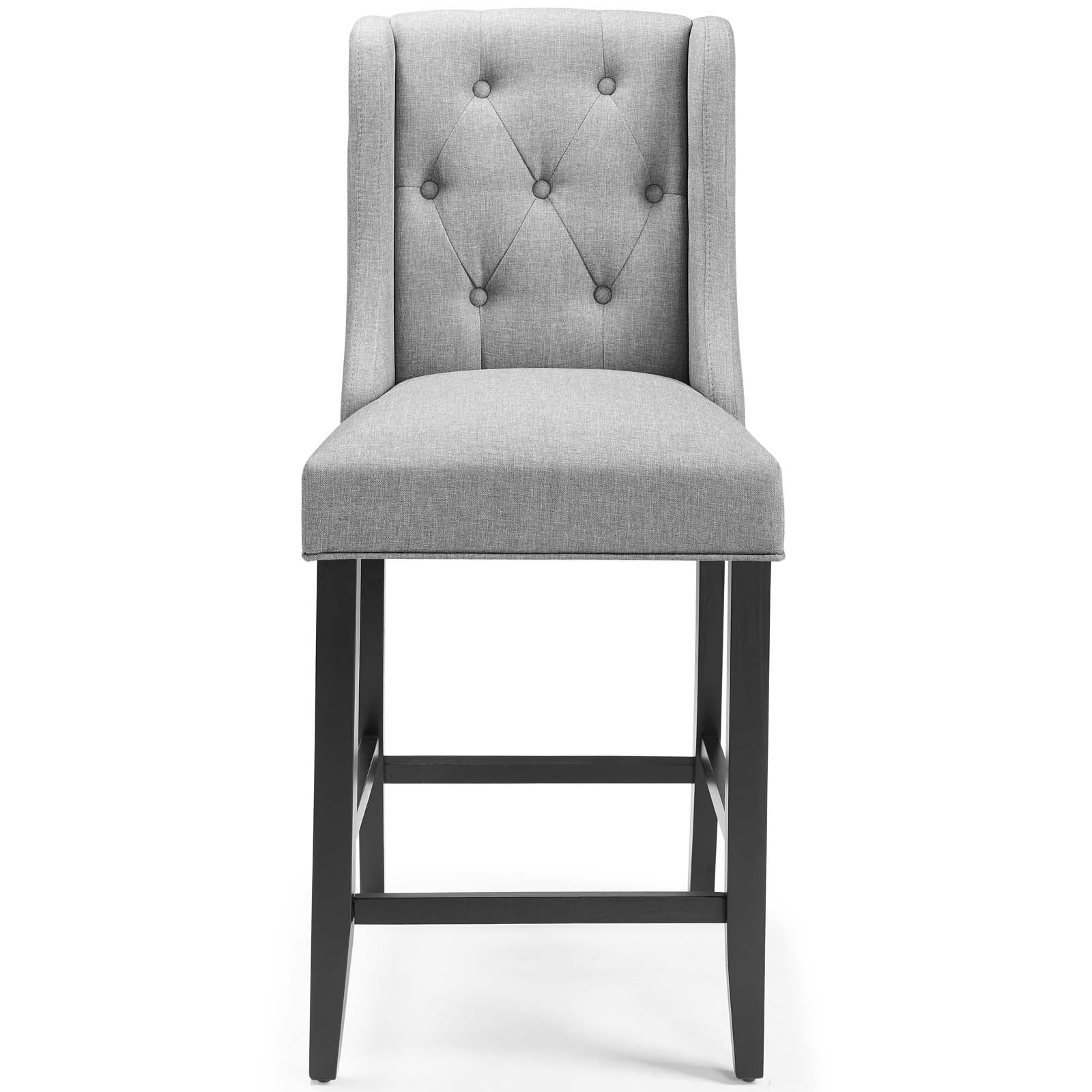 Baronet Tufted Button Upholstered Fabric Counter Stool - East Shore Modern Home Furnishings