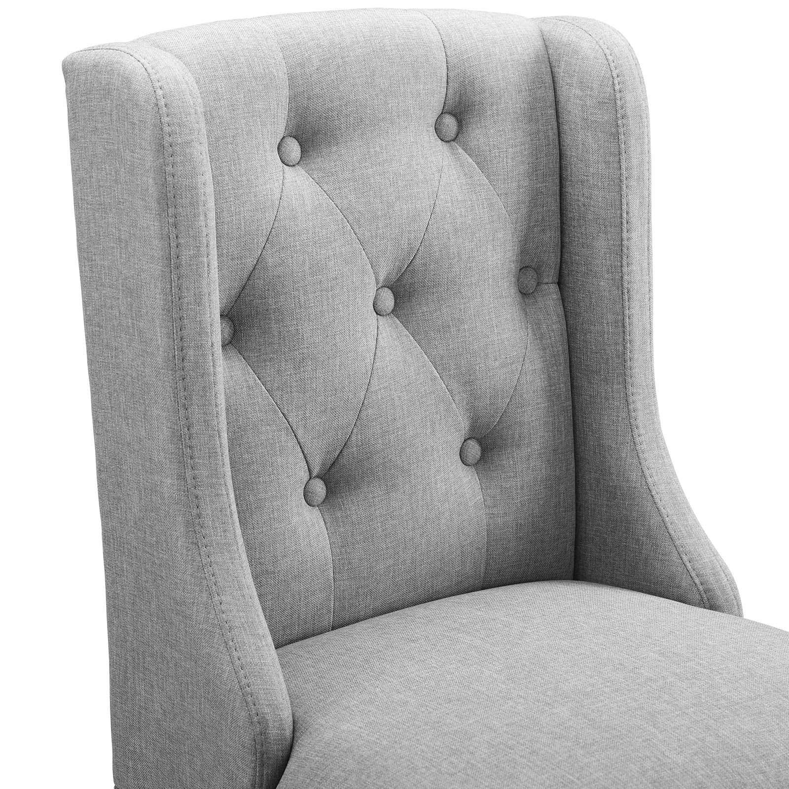 Baronet Tufted Button Upholstered Fabric Counter Stool - East Shore Modern Home Furnishings