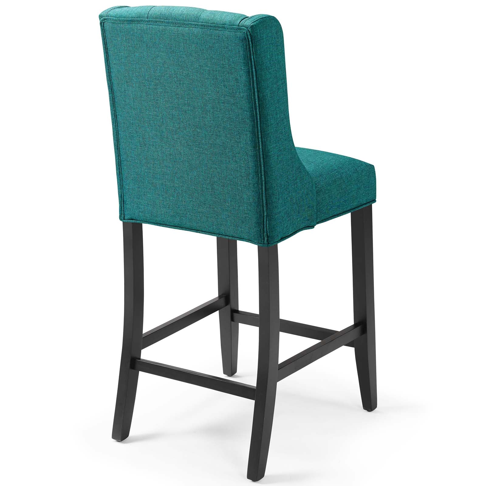 Baronet Tufted Button Upholstered Fabric Counter Stool - East Shore Modern Home Furnishings