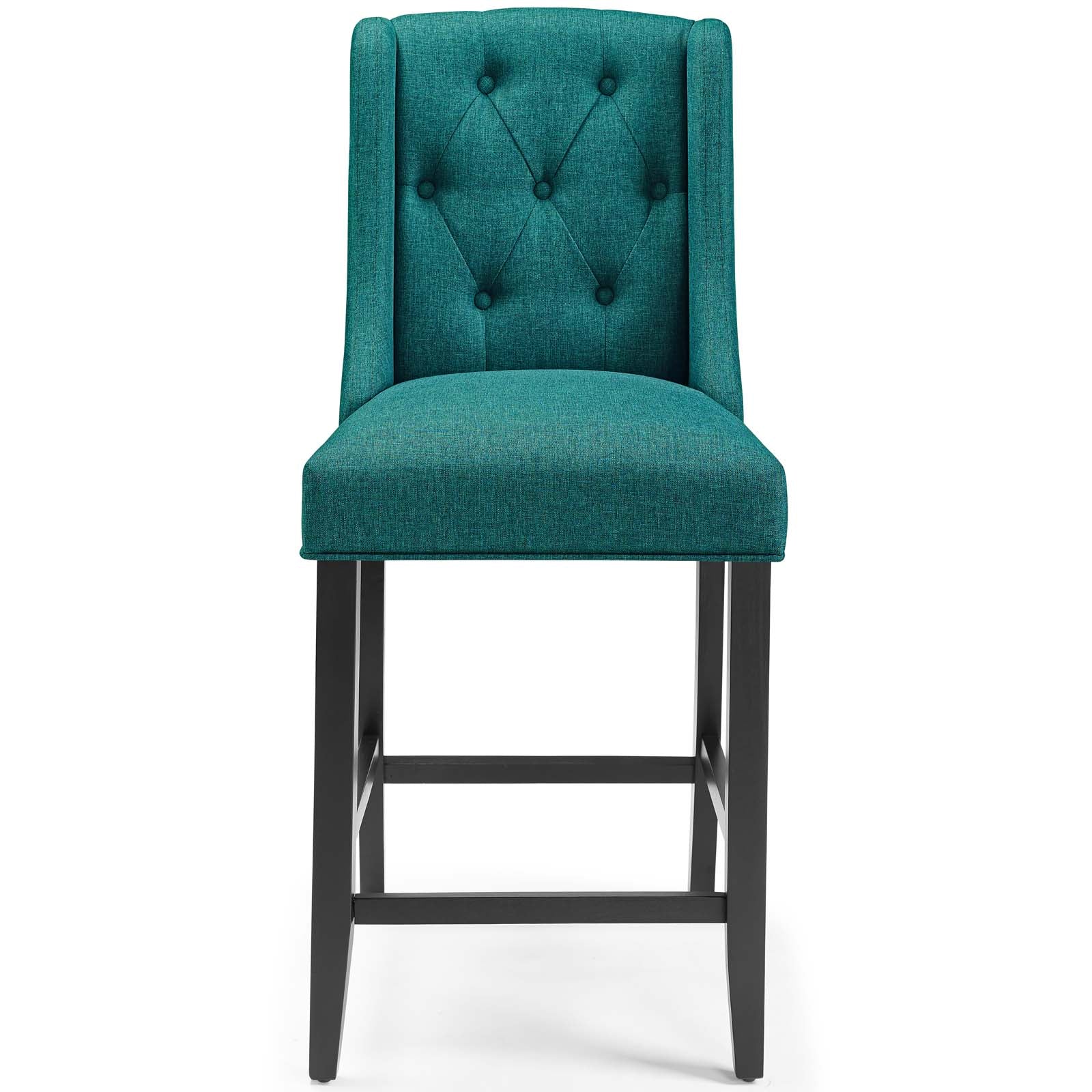 Baronet Tufted Button Upholstered Fabric Counter Stool - East Shore Modern Home Furnishings