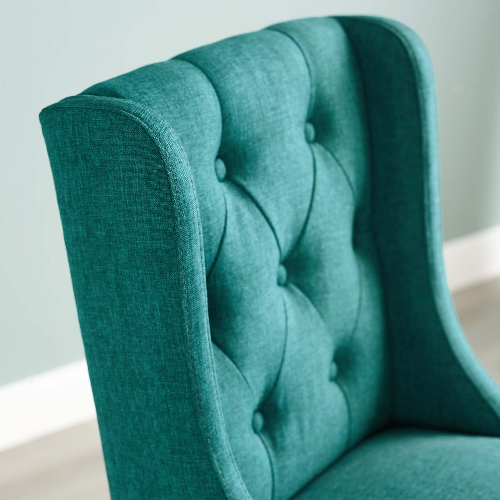Baronet Tufted Button Upholstered Fabric Counter Stool - East Shore Modern Home Furnishings