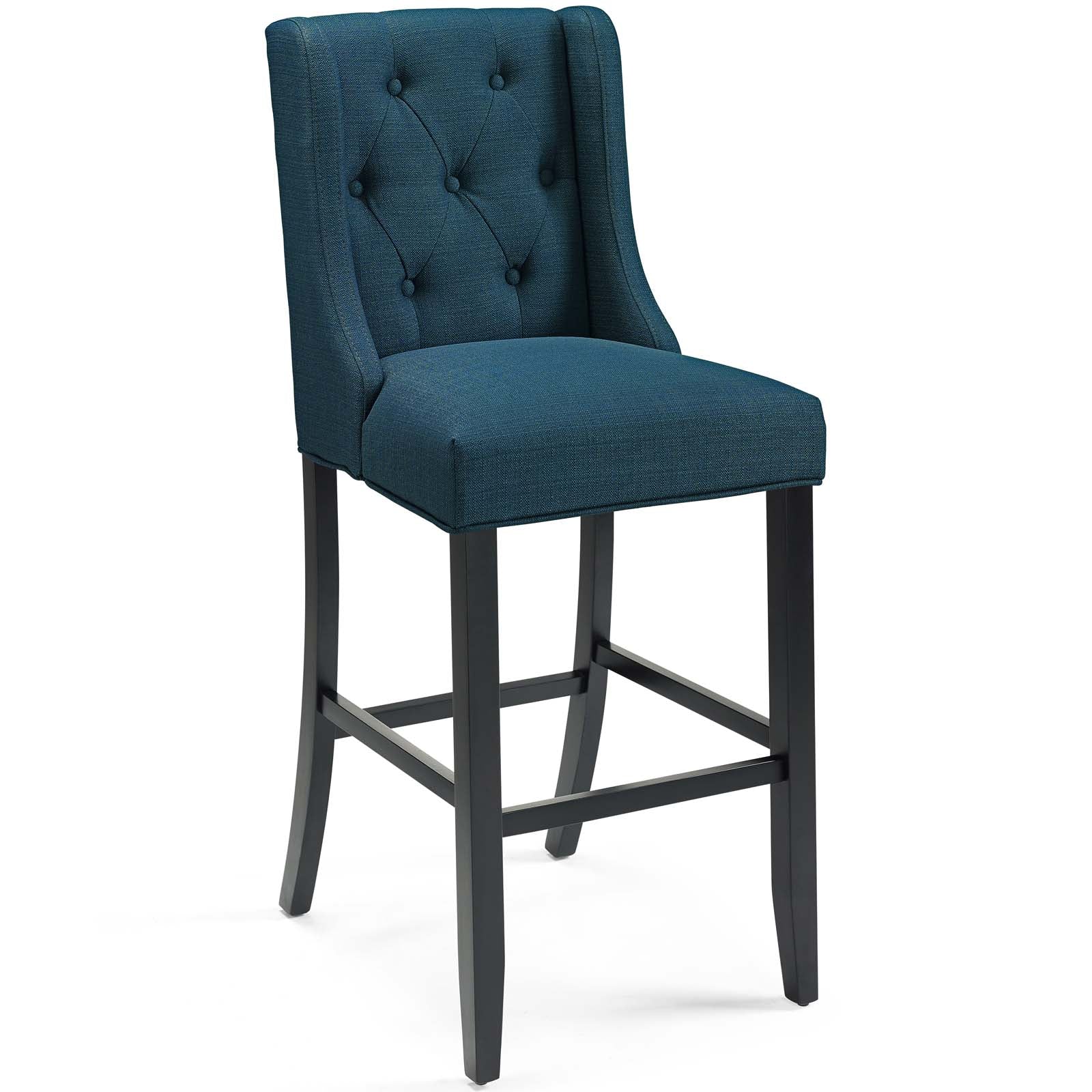 Baronet Tufted Button Upholstered Fabric Bar Stool - East Shore Modern Home Furnishings
