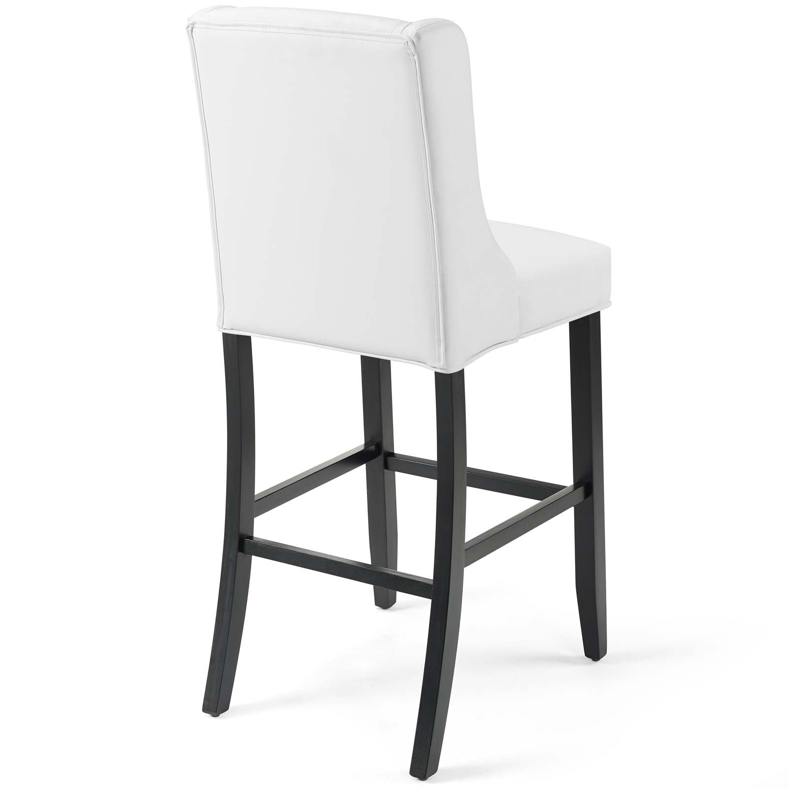 Baronet Tufted Button Faux Leather Bar Stool - East Shore Modern Home Furnishings