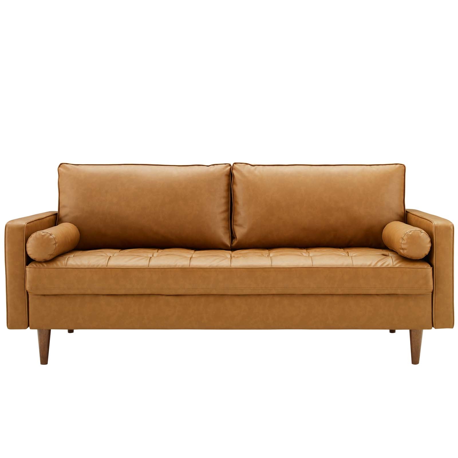 Valour Upholstered Faux Leather Sofa - East Shore Modern Home Furnishings