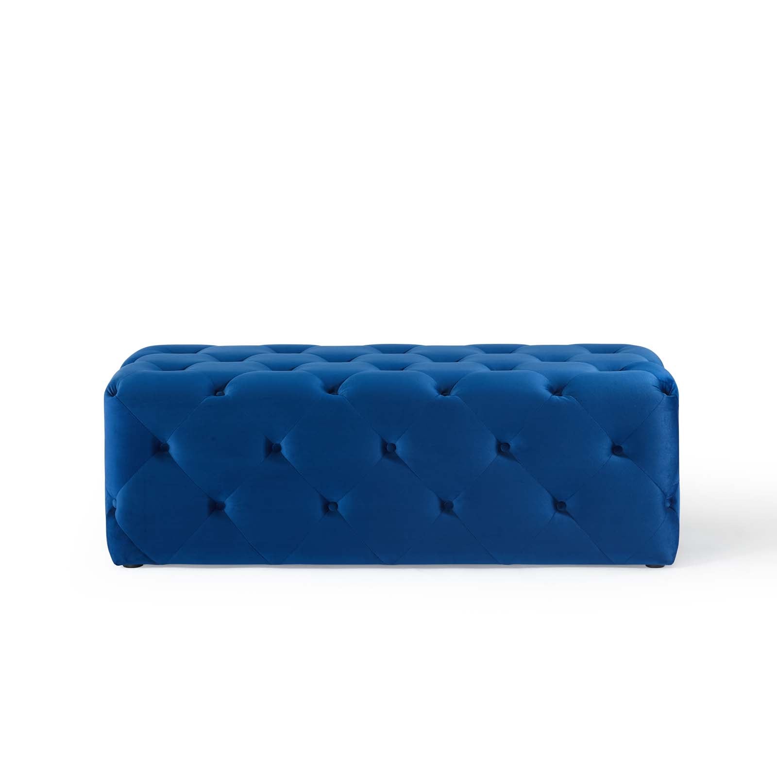 Amour 48" Tufted Button Entryway Performance Velvet Bench - East Shore Modern Home Furnishings