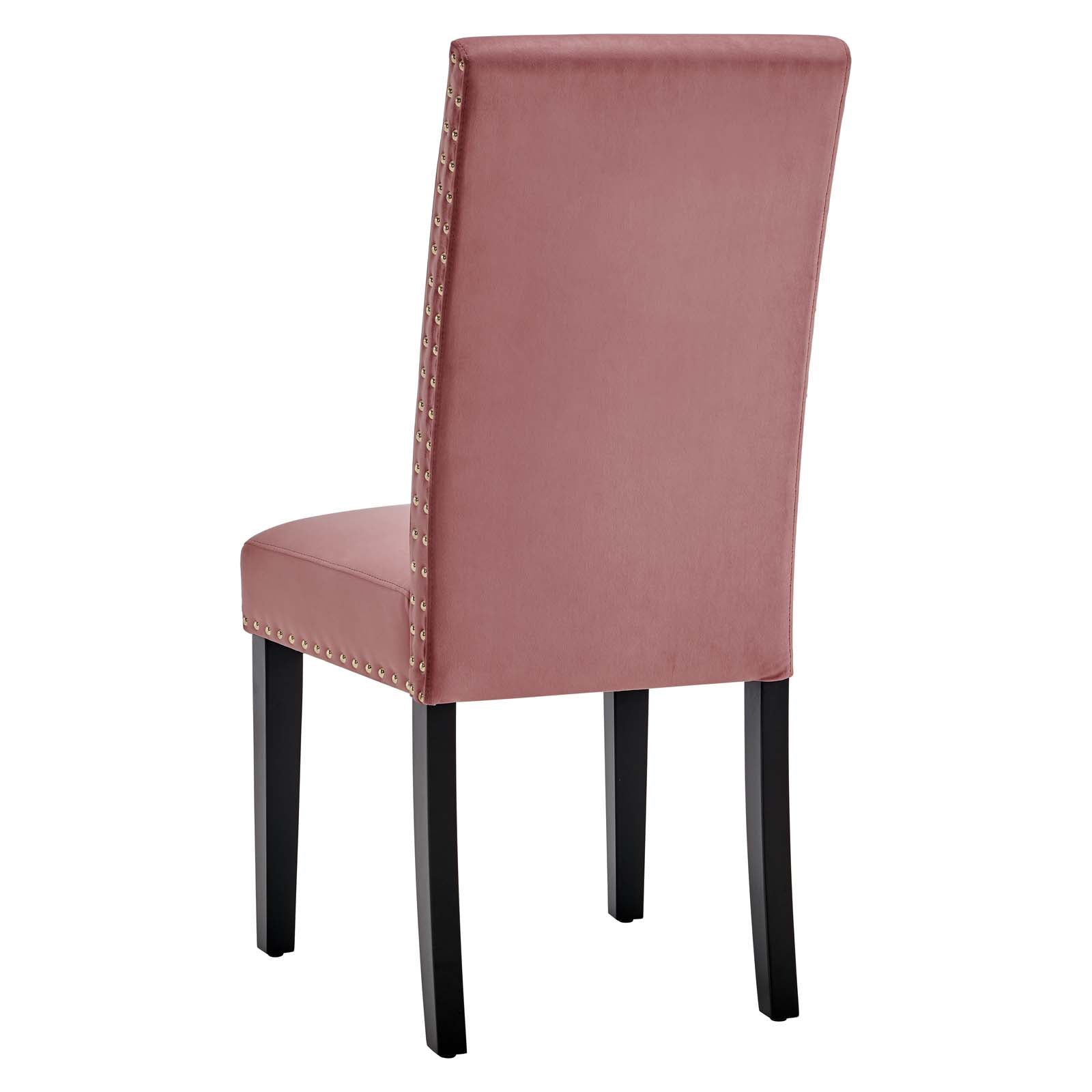 Parcel Performance Velvet Dining Side Chairs - Set of 2 - East Shore Modern Home Furnishings