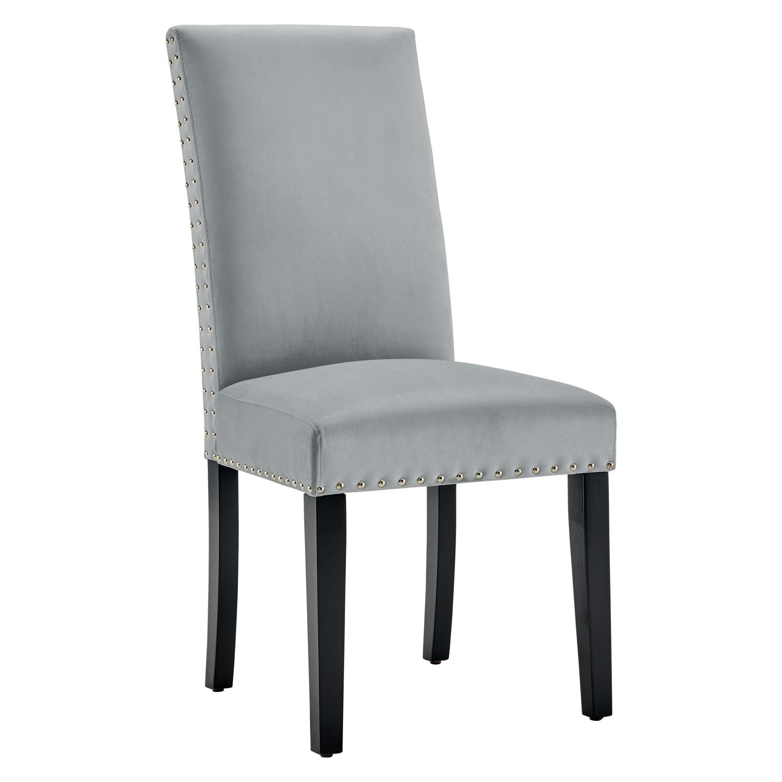 Parcel Performance Velvet Dining Side Chairs - Set of 2 - East Shore Modern Home Furnishings