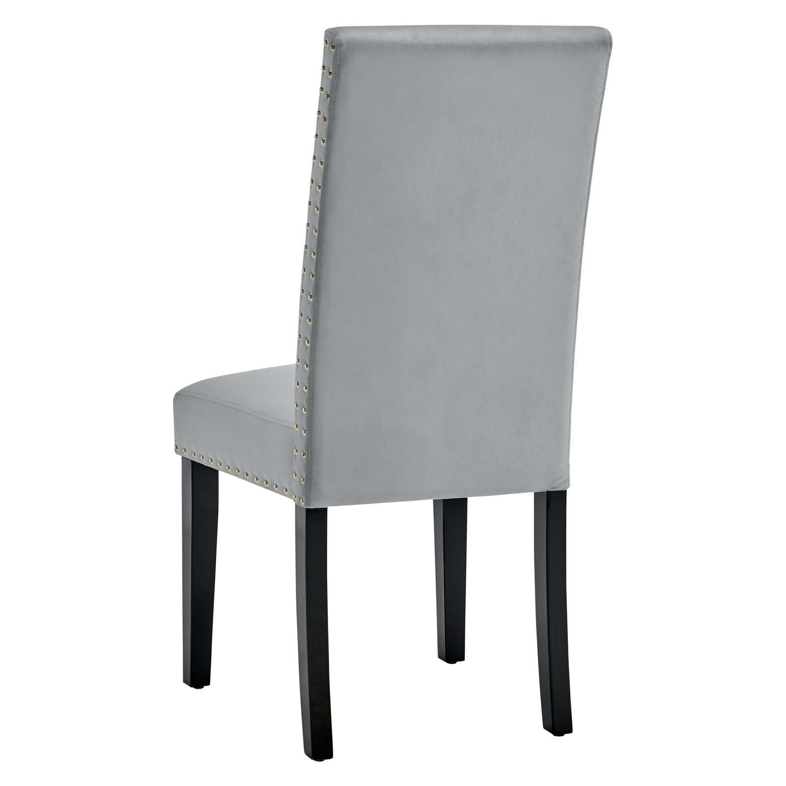 Parcel Performance Velvet Dining Side Chairs - Set of 2 - East Shore Modern Home Furnishings