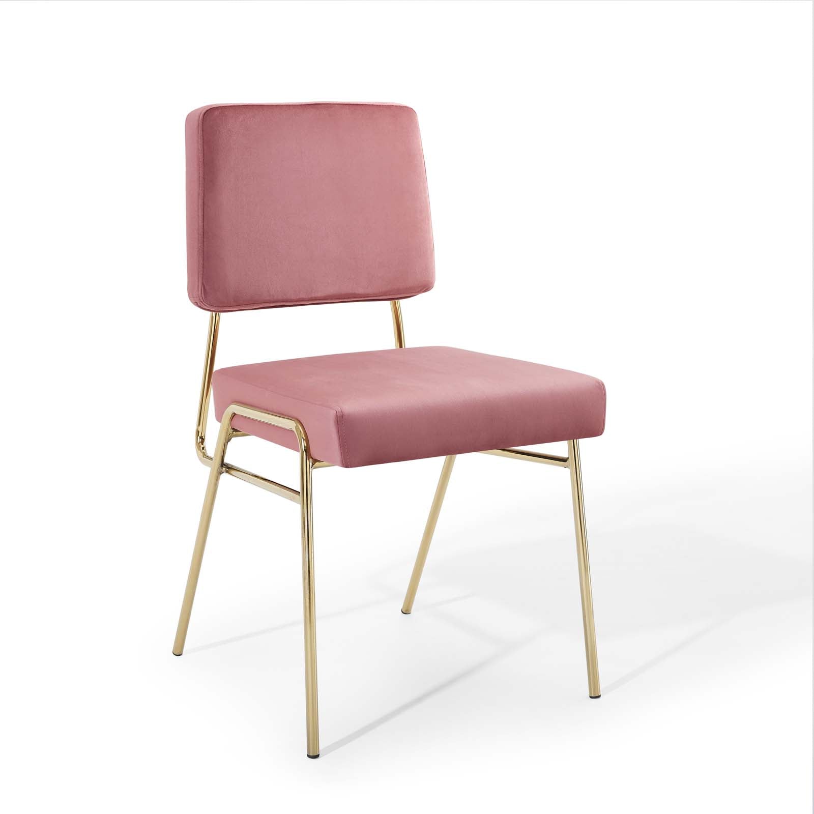 Craft Performance Velvet Dining Side Chair - East Shore Modern Home Furnishings