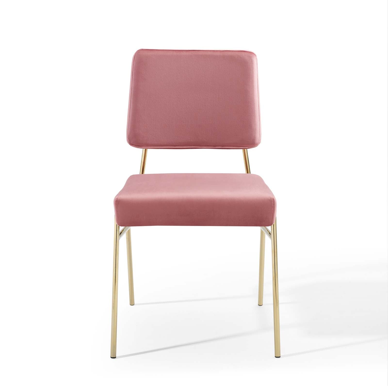 Craft Performance Velvet Dining Side Chair - East Shore Modern Home Furnishings