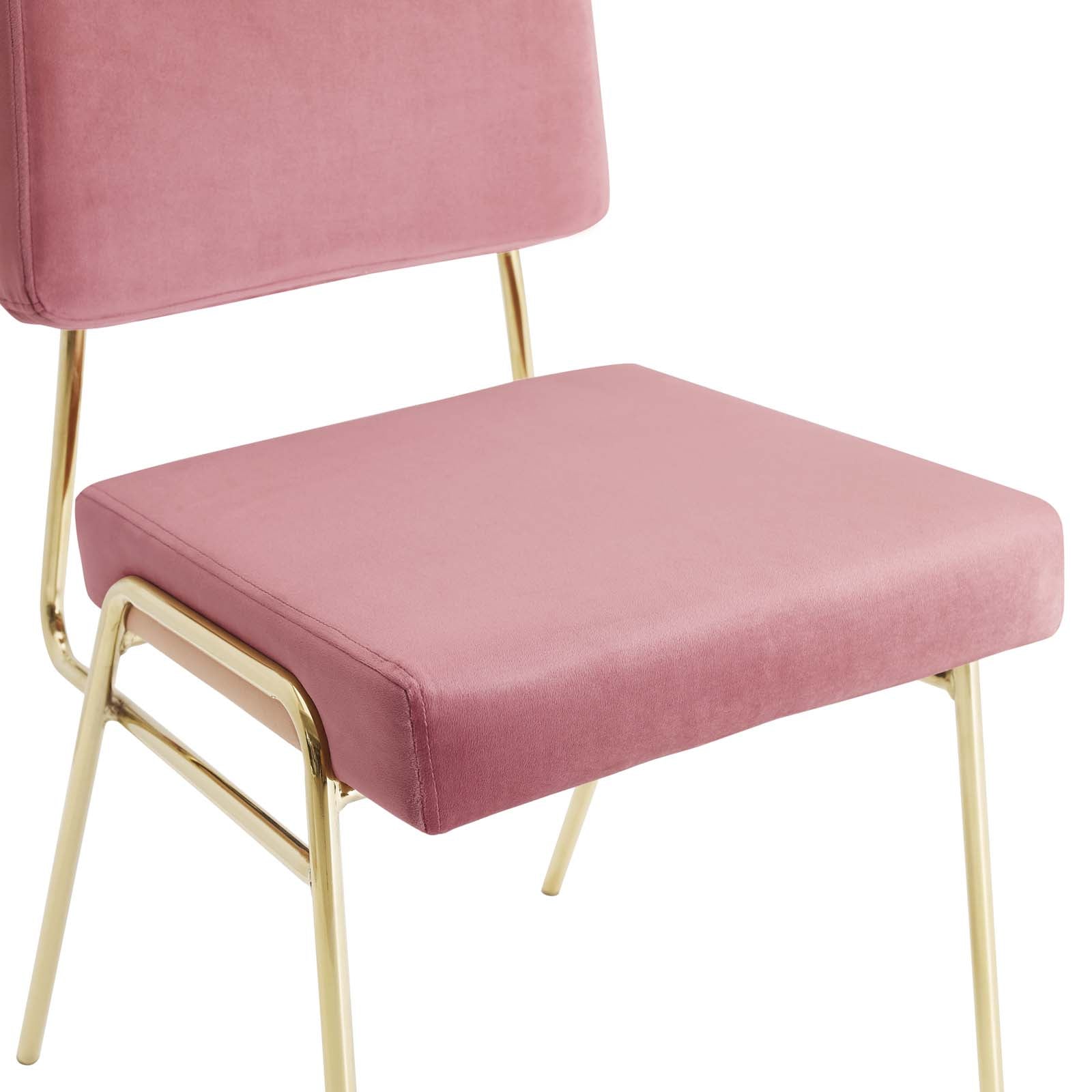 Craft Performance Velvet Dining Side Chair - East Shore Modern Home Furnishings