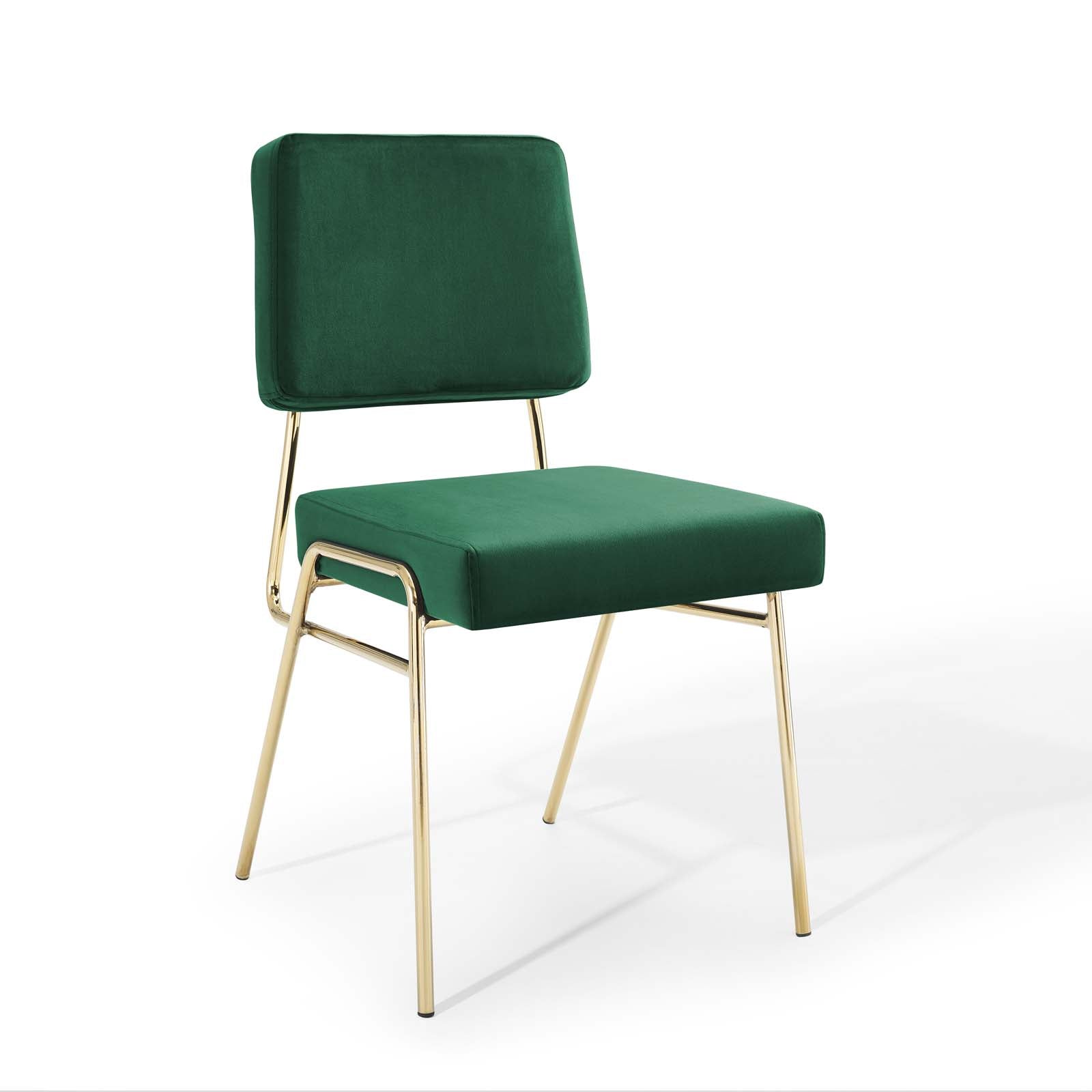 Craft Performance Velvet Dining Side Chair - East Shore Modern Home Furnishings