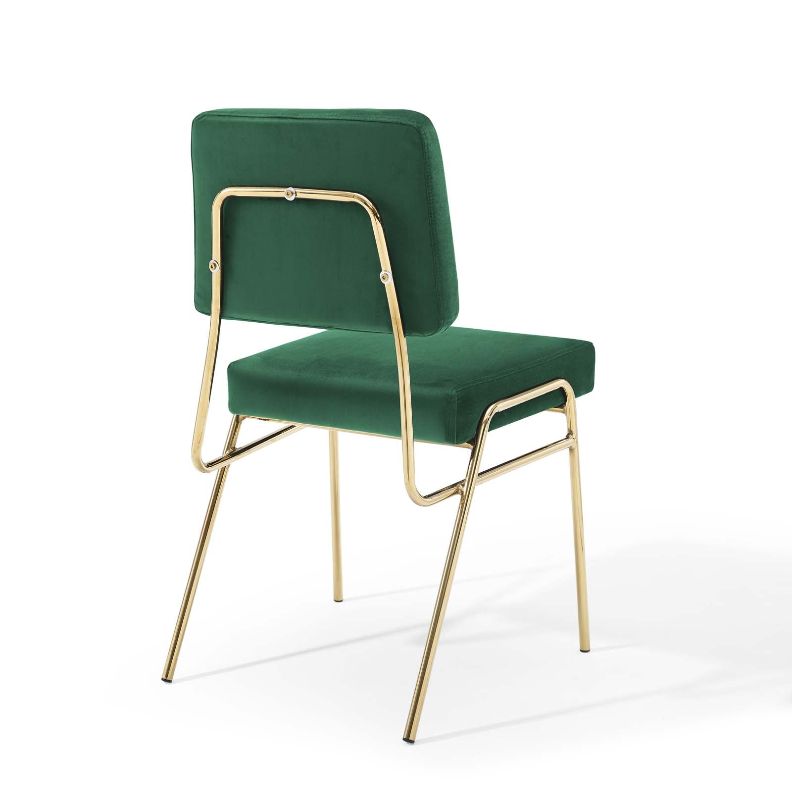 Craft Performance Velvet Dining Side Chair - East Shore Modern Home Furnishings