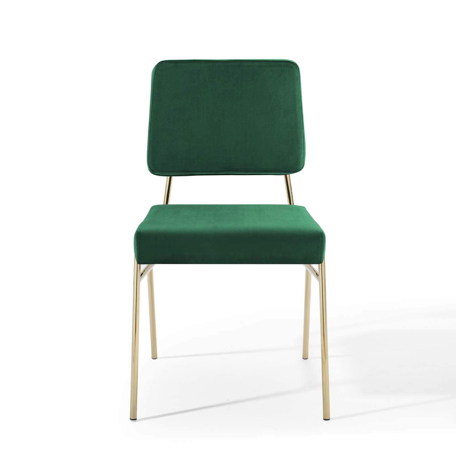 Craft Performance Velvet Dining Side Chair - East Shore Modern Home Furnishings