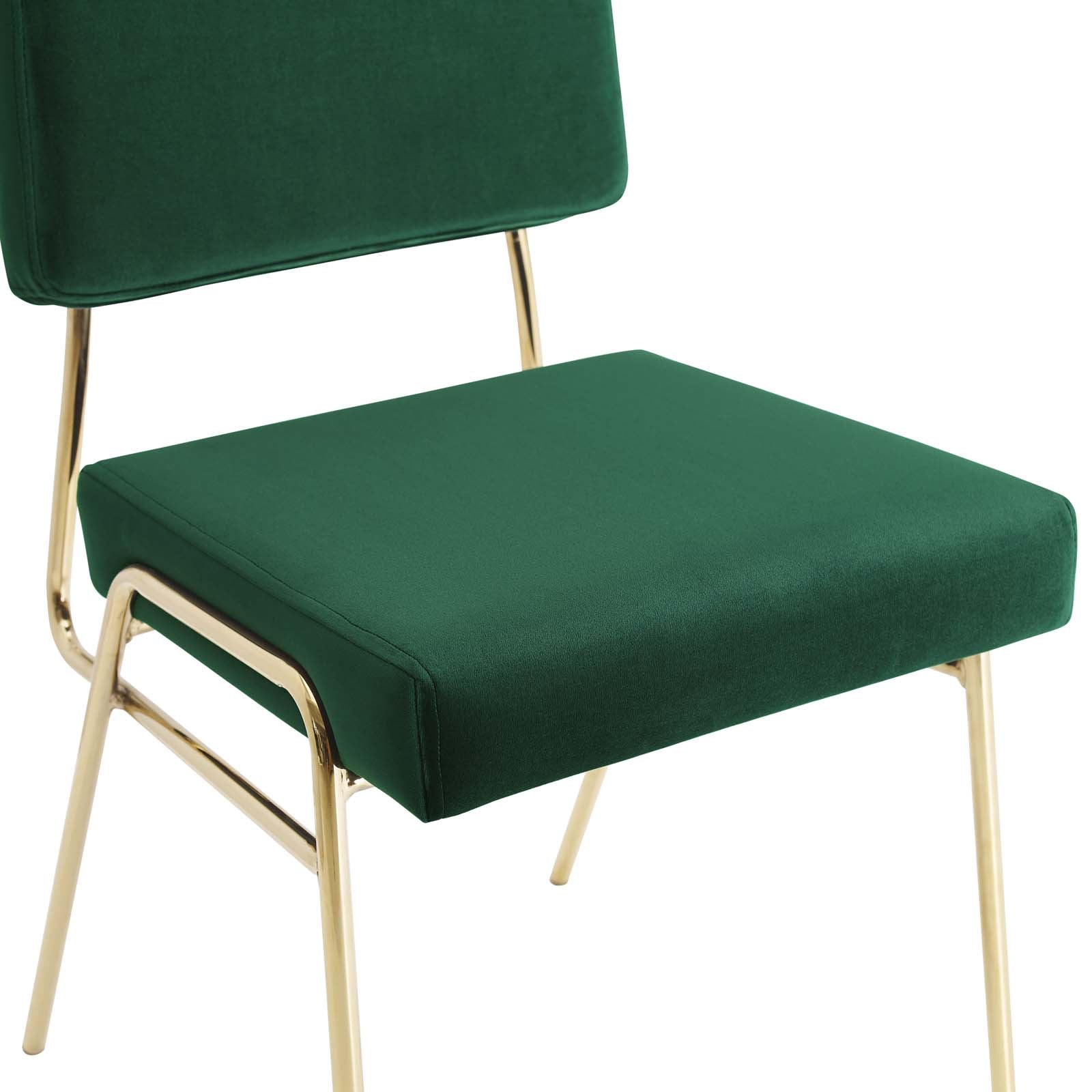 Craft Performance Velvet Dining Side Chair - East Shore Modern Home Furnishings