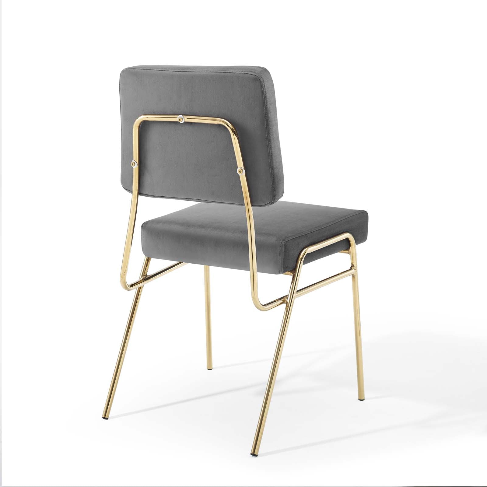 Craft Performance Velvet Dining Side Chair - East Shore Modern Home Furnishings