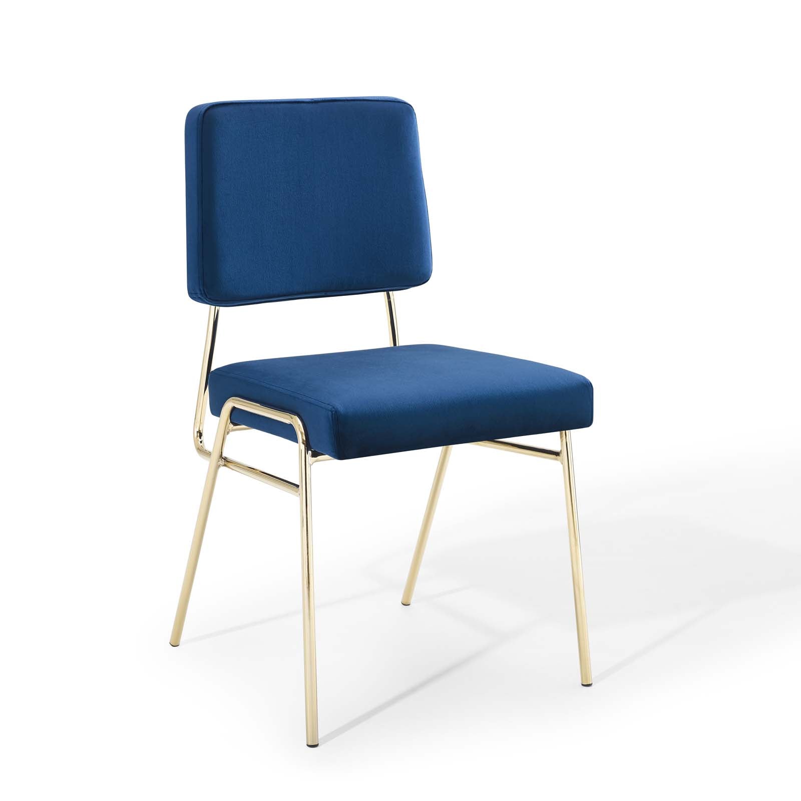 Craft Performance Velvet Dining Side Chair - East Shore Modern Home Furnishings