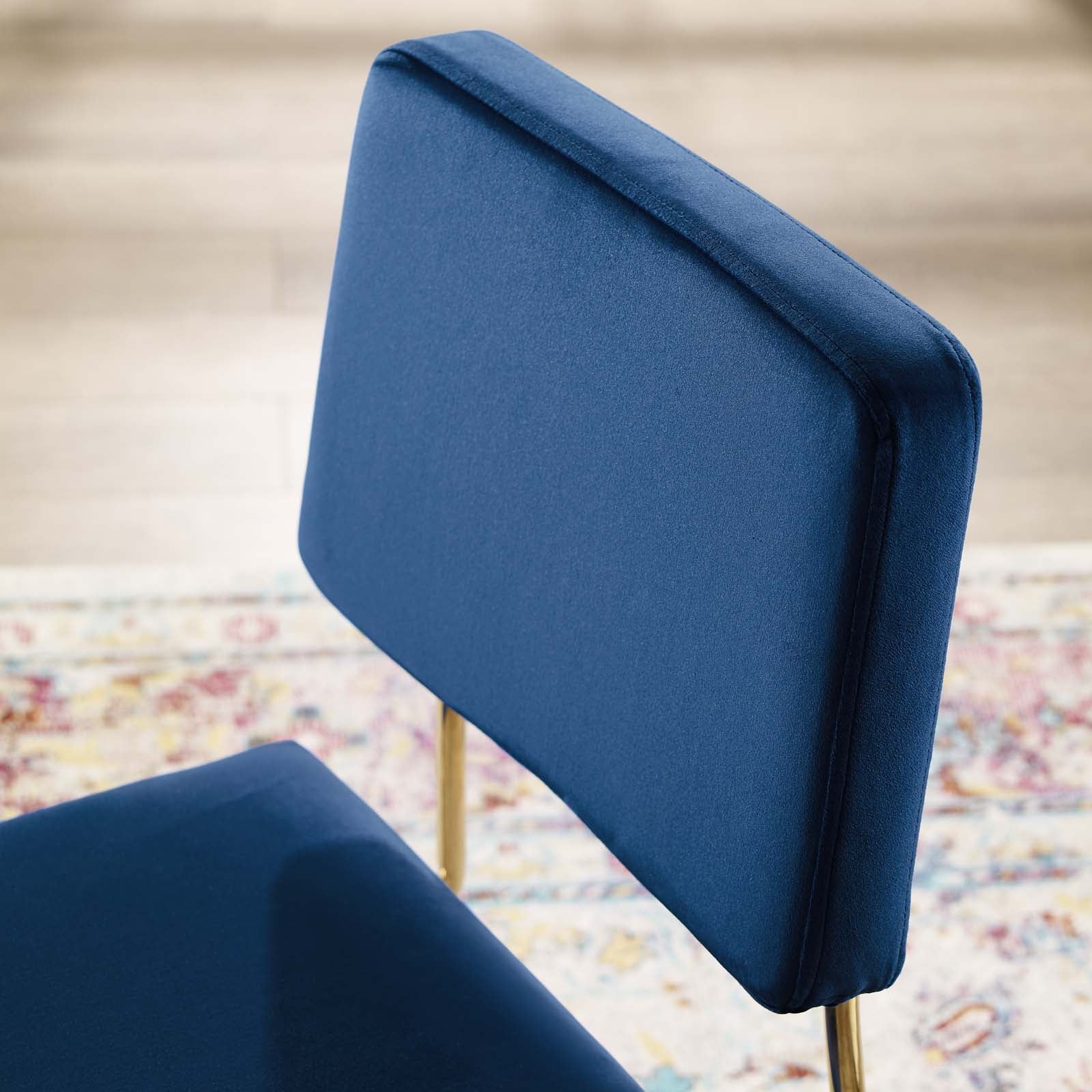 Craft Performance Velvet Dining Side Chair - East Shore Modern Home Furnishings