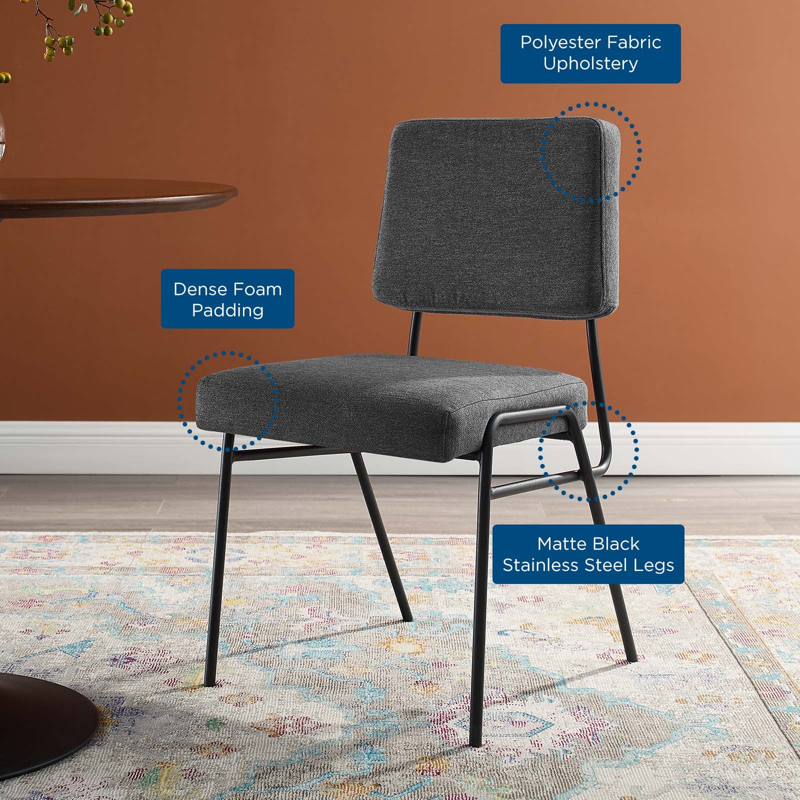 Craft Upholstered Fabric Dining Side Chair - East Shore Modern Home Furnishings