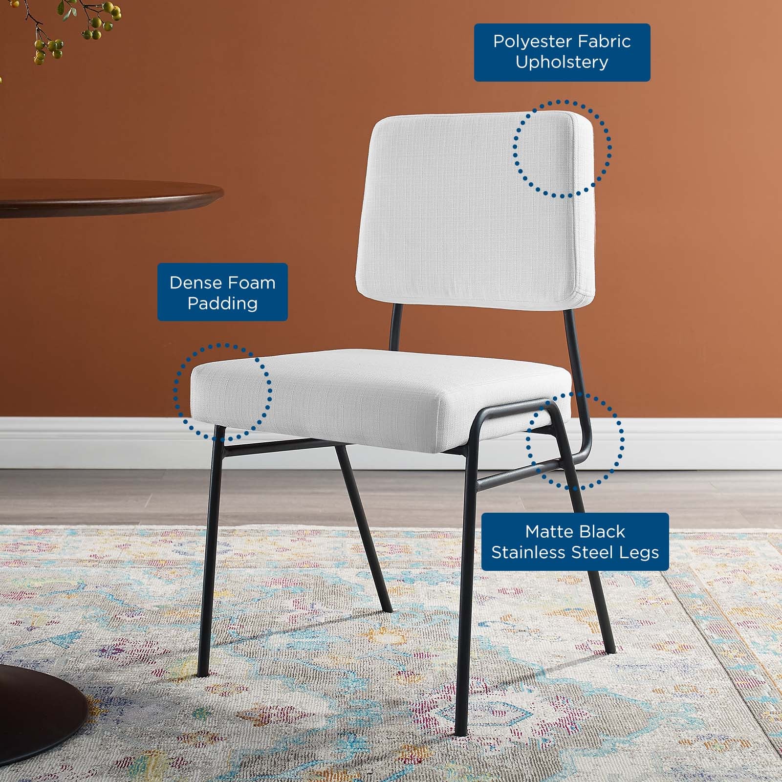 Craft Upholstered Fabric Dining Side Chair - East Shore Modern Home Furnishings