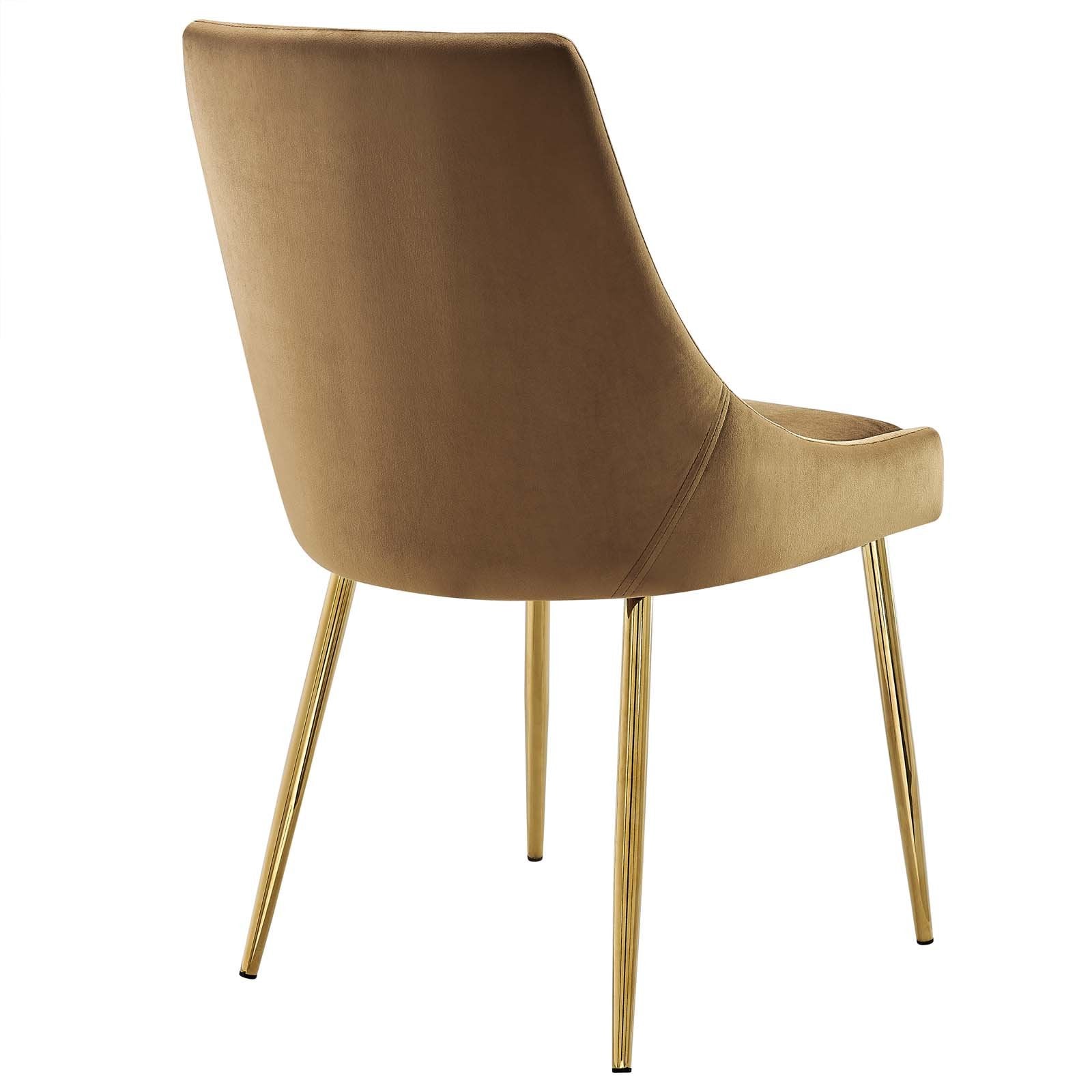 Viscount Performance Velvet Dining Chairs - Set of 2