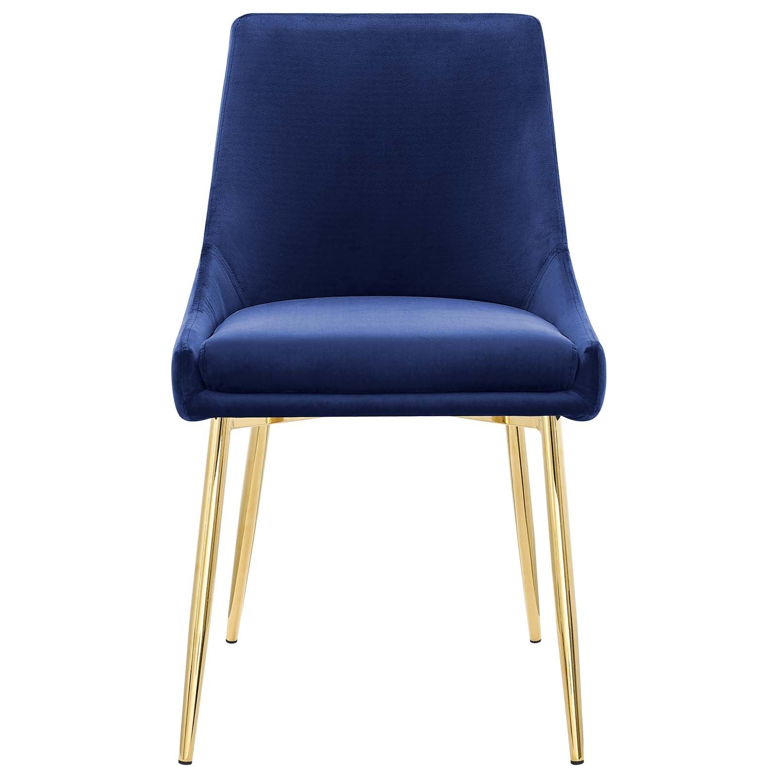 Viscount Performance Velvet Dining Chairs - Set of 2