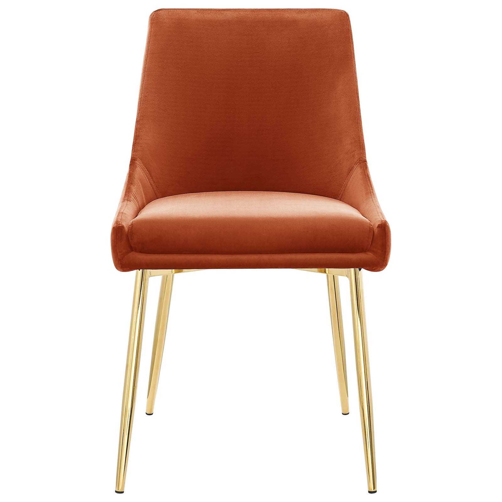 Viscount Performance Velvet Dining Chairs - Set of 2