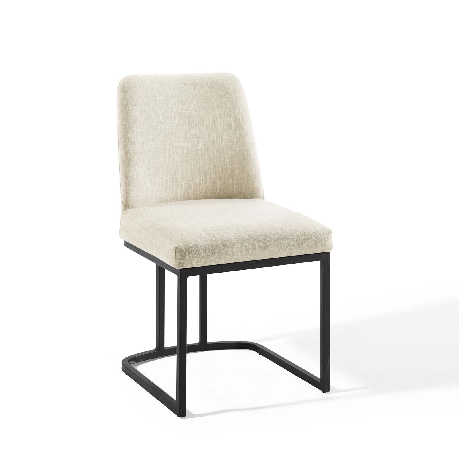 Amplify Sled Base Upholstered Fabric Dining Side Chair - East Shore Modern Home Furnishings