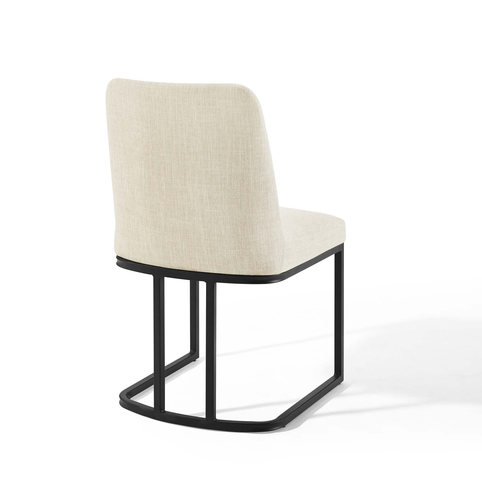 Amplify Sled Base Upholstered Fabric Dining Side Chair - East Shore Modern Home Furnishings