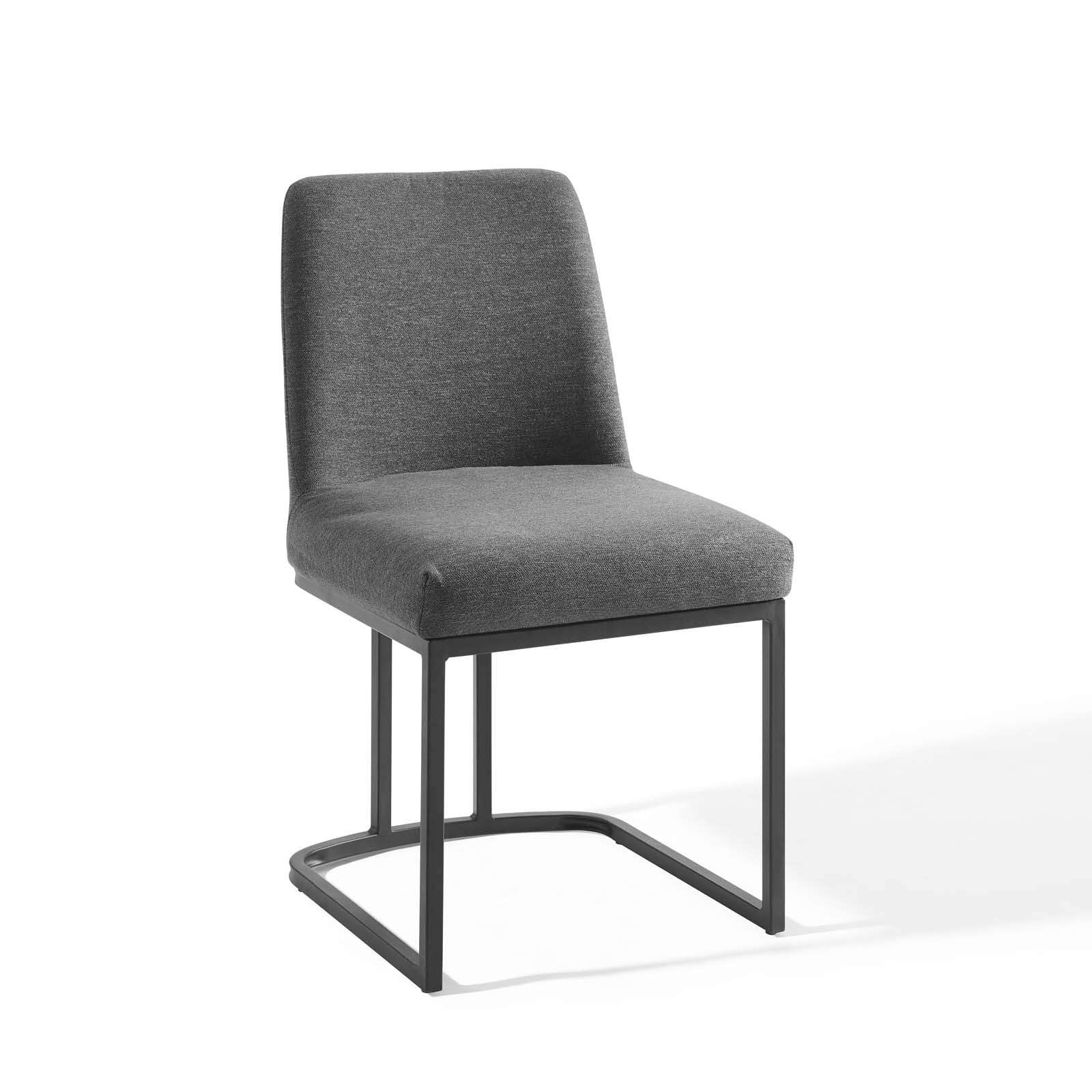 Amplify Sled Base Upholstered Fabric Dining Side Chair - East Shore Modern Home Furnishings