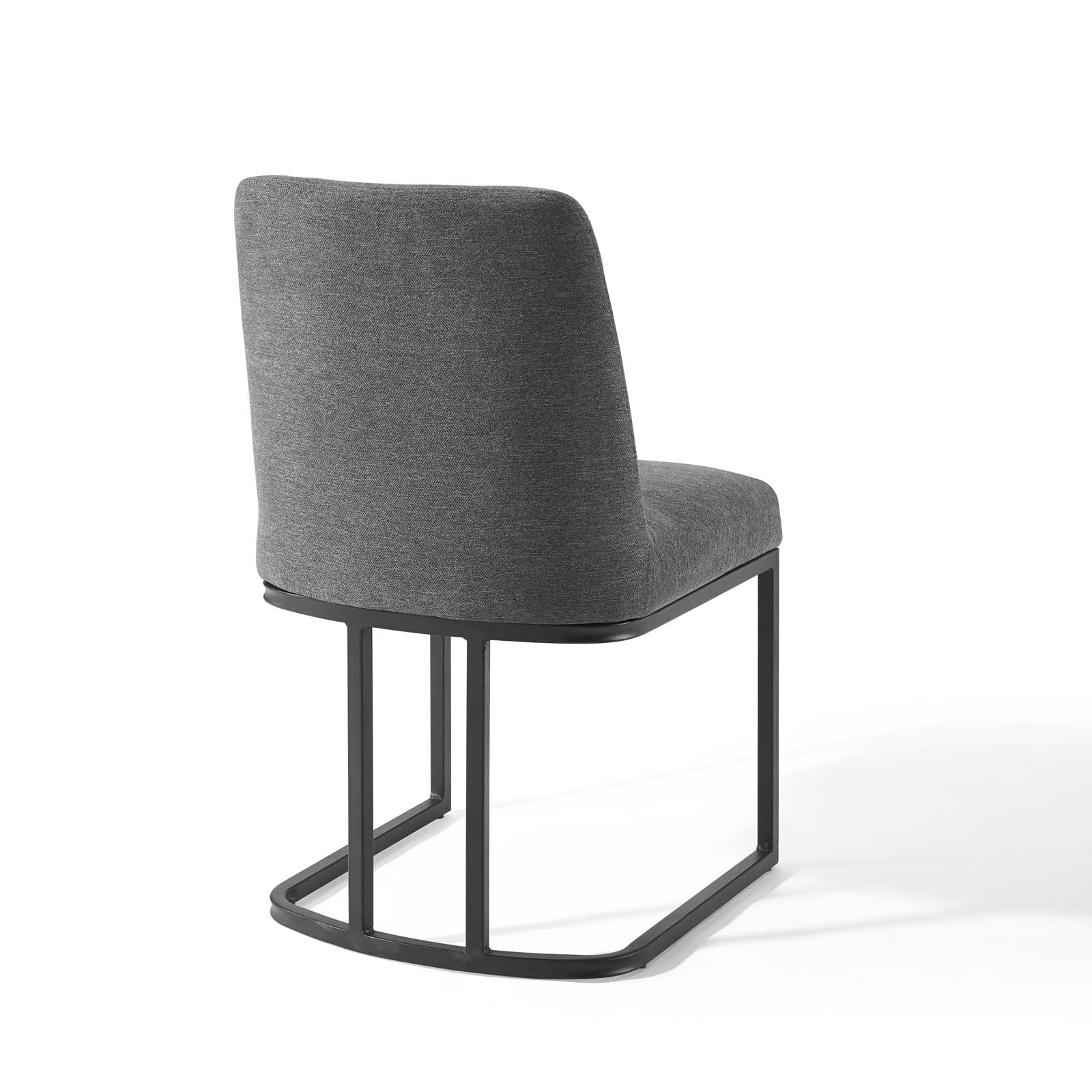 Amplify Sled Base Upholstered Fabric Dining Side Chair - East Shore Modern Home Furnishings