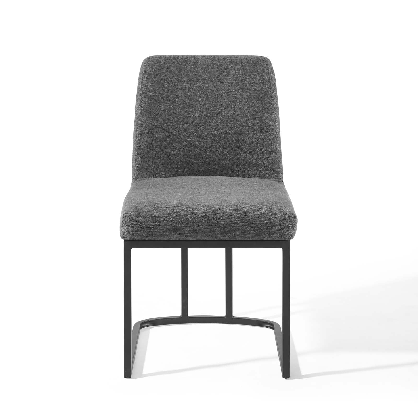 Amplify Sled Base Upholstered Fabric Dining Side Chair - East Shore Modern Home Furnishings