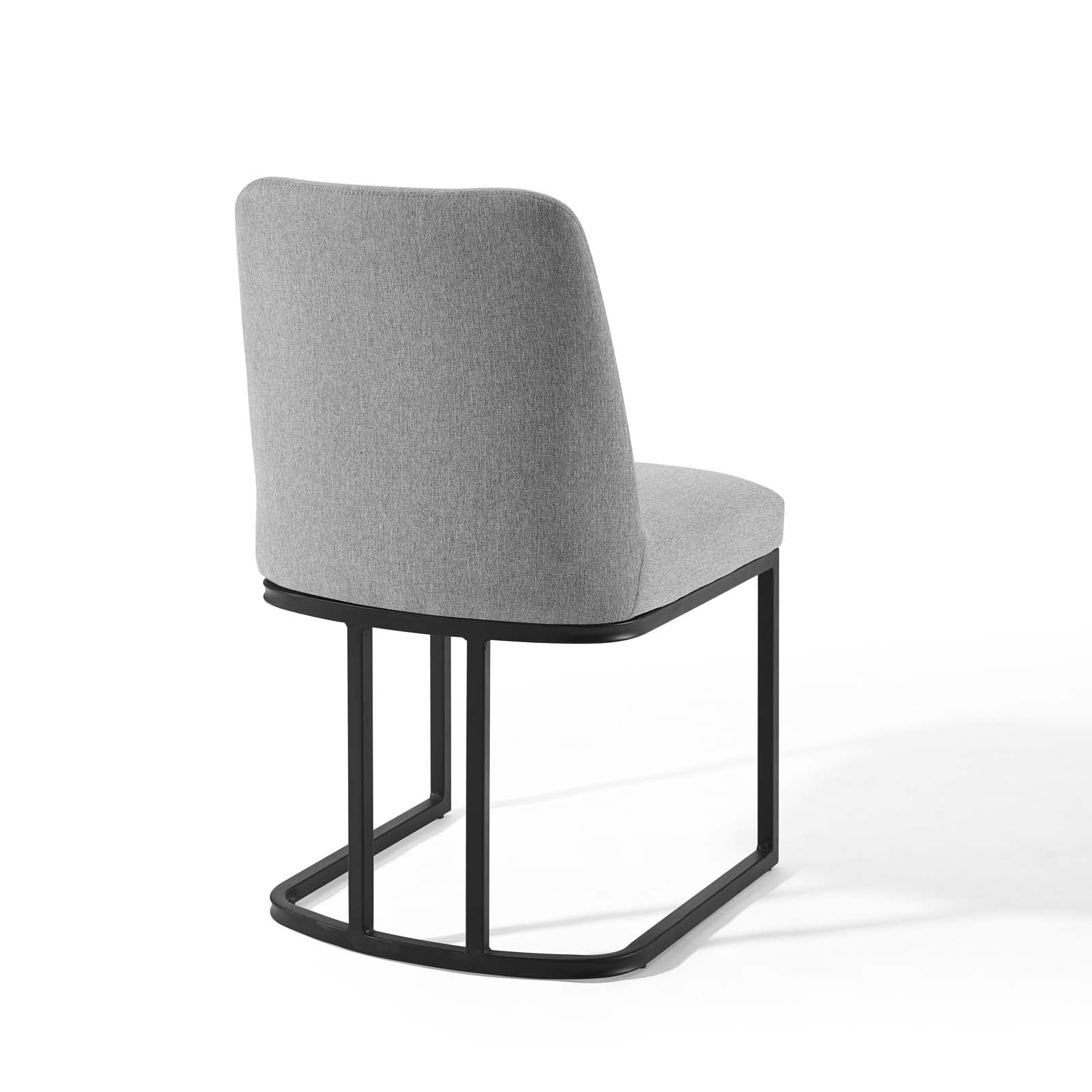 Amplify Sled Base Upholstered Fabric Dining Side Chair - East Shore Modern Home Furnishings