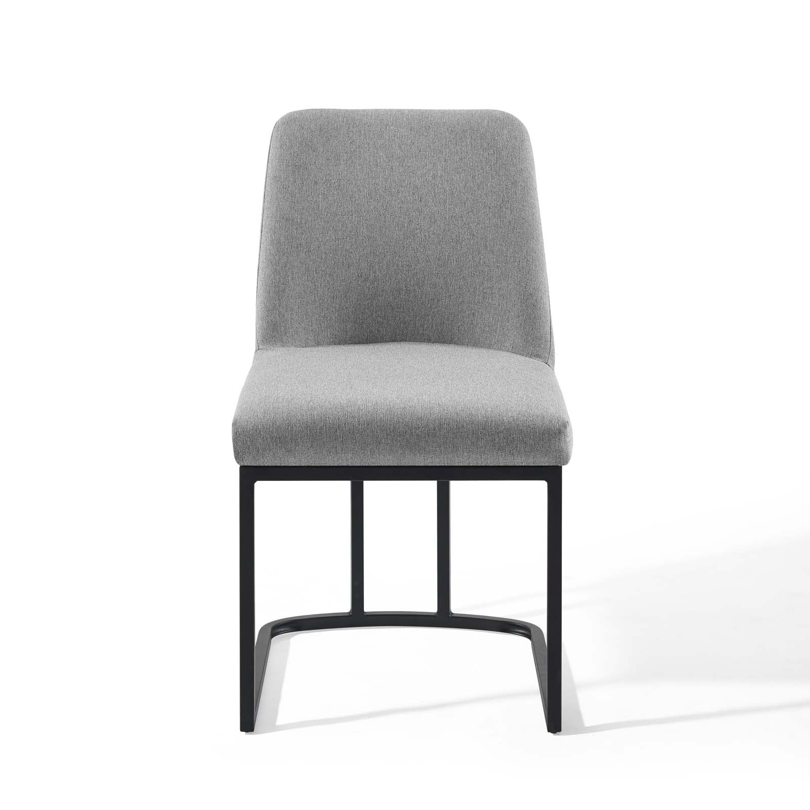 Amplify Sled Base Upholstered Fabric Dining Side Chair - East Shore Modern Home Furnishings