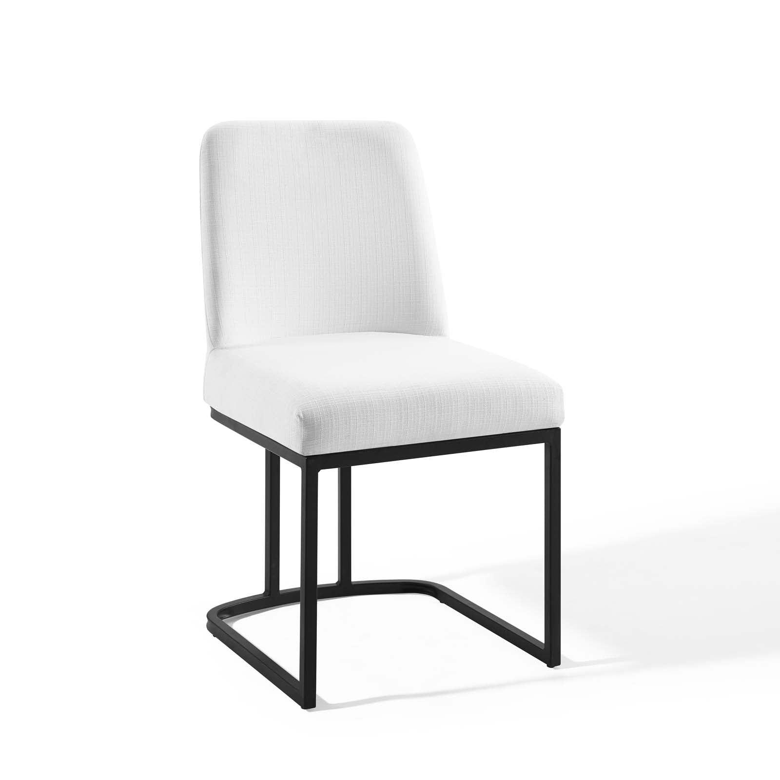 Amplify Sled Base Upholstered Fabric Dining Side Chair - East Shore Modern Home Furnishings