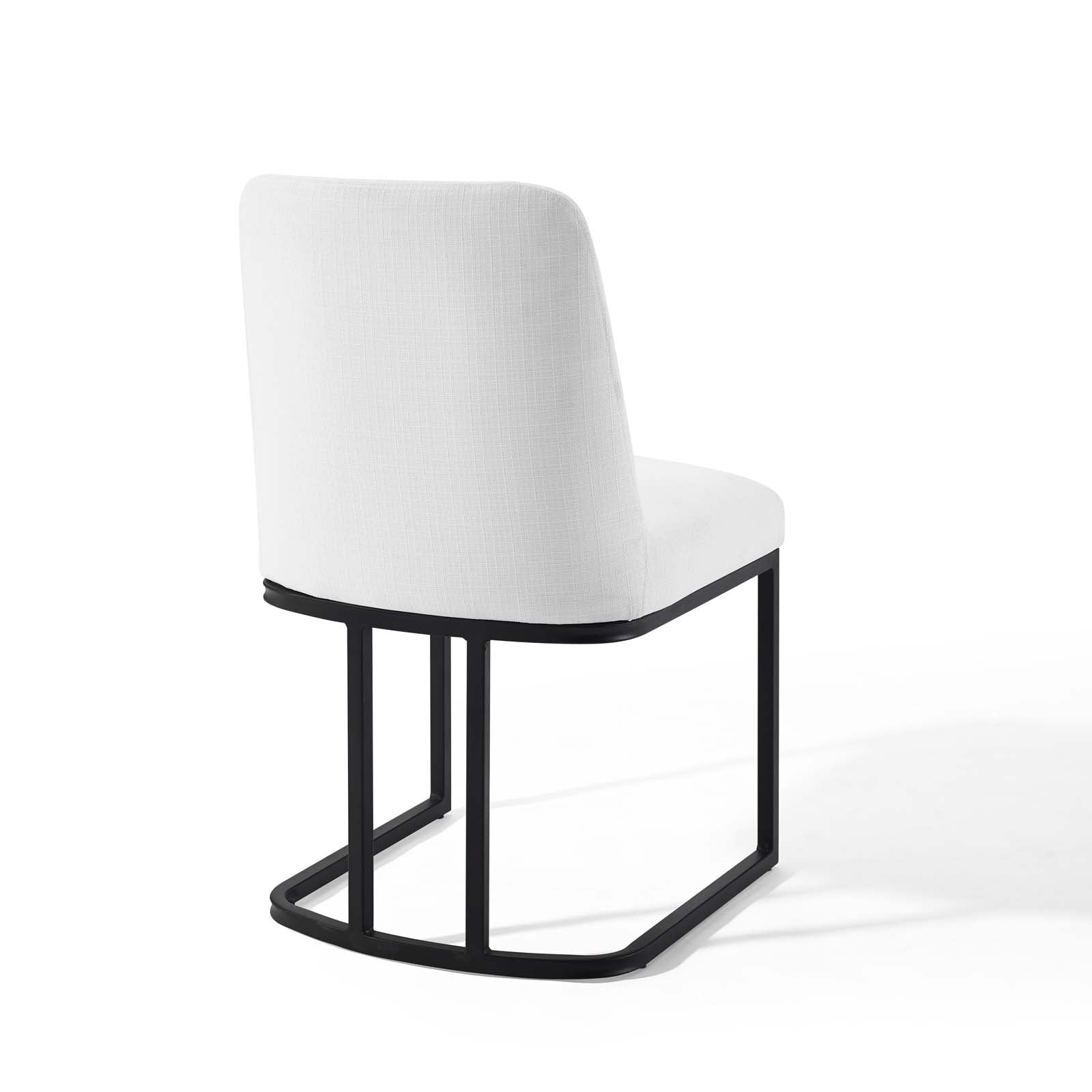 Amplify Sled Base Upholstered Fabric Dining Side Chair - East Shore Modern Home Furnishings