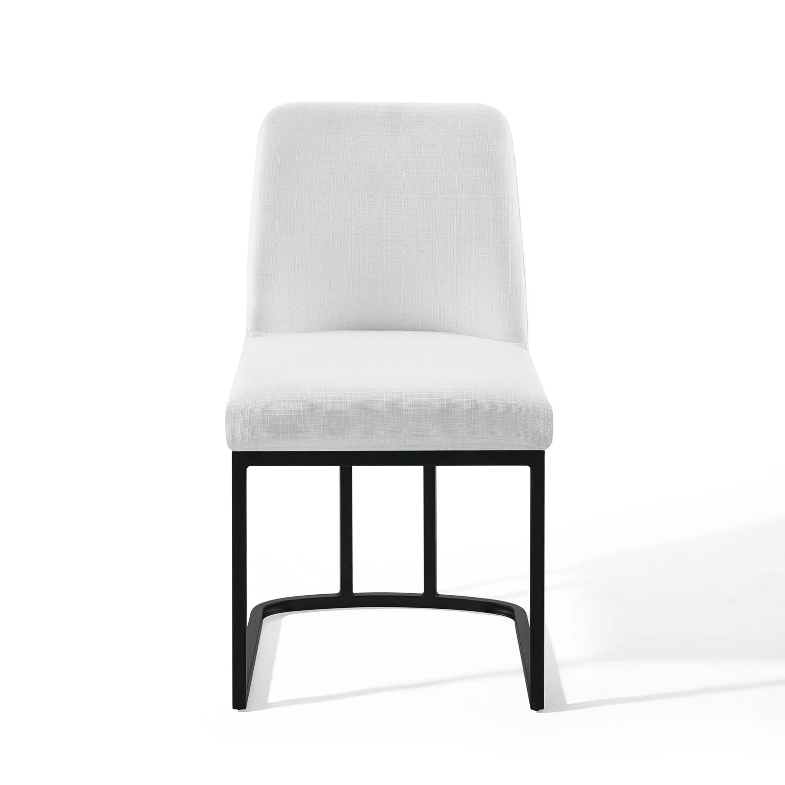 Amplify Sled Base Upholstered Fabric Dining Side Chair - East Shore Modern Home Furnishings